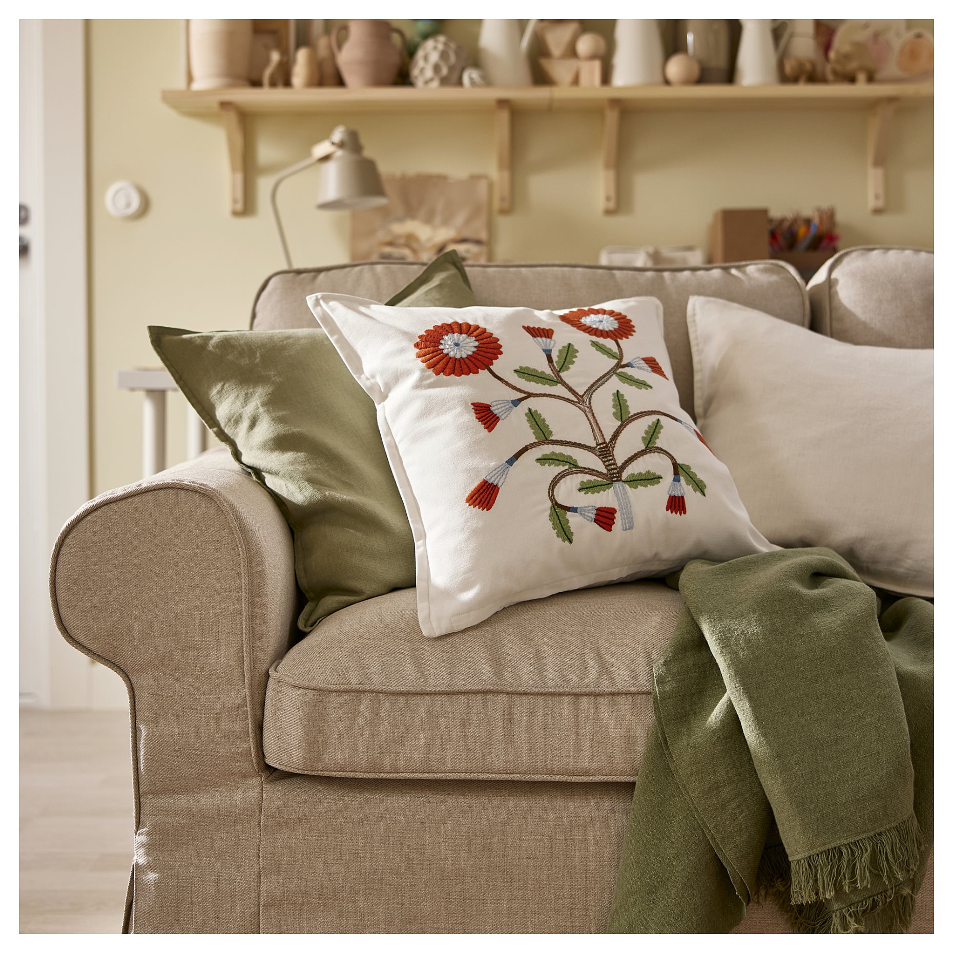 FACELIOR, κάλυμμα μαξιλαριού, 50x50 cm, 506.115.07