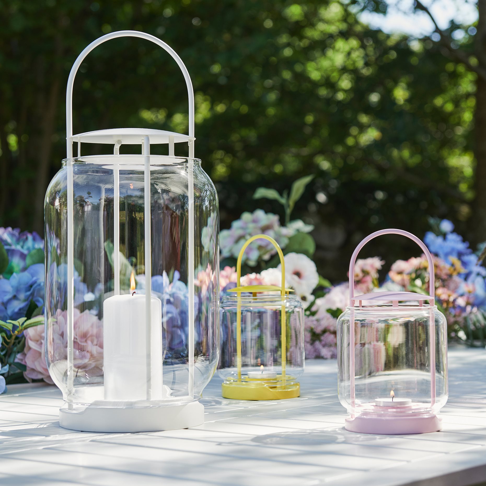 TOFSAND, lantern for tealight in/outdoor, 21 cm, 506.196.31