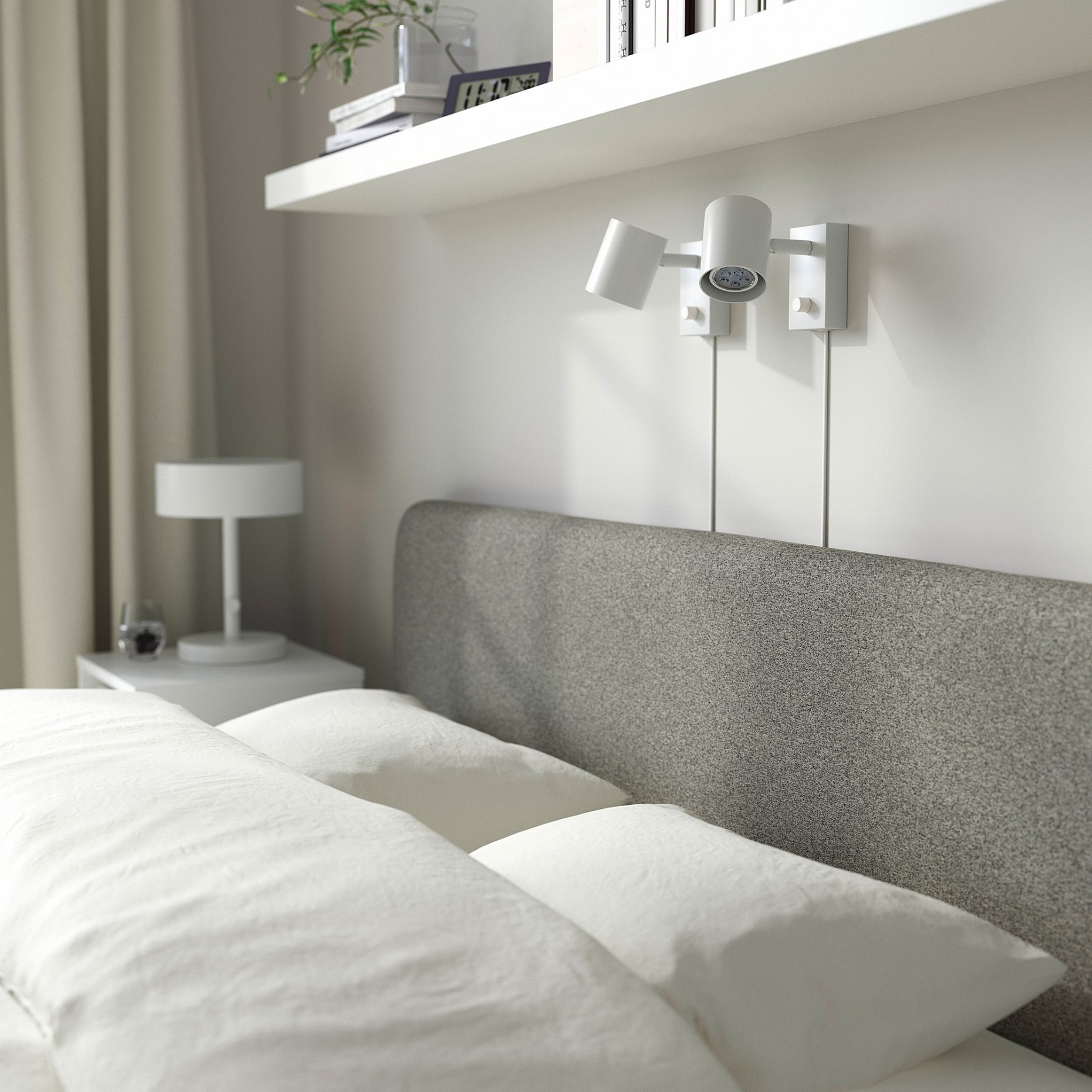 SLATTUM, slipcover for headboard, 140 cm, 506.244.54