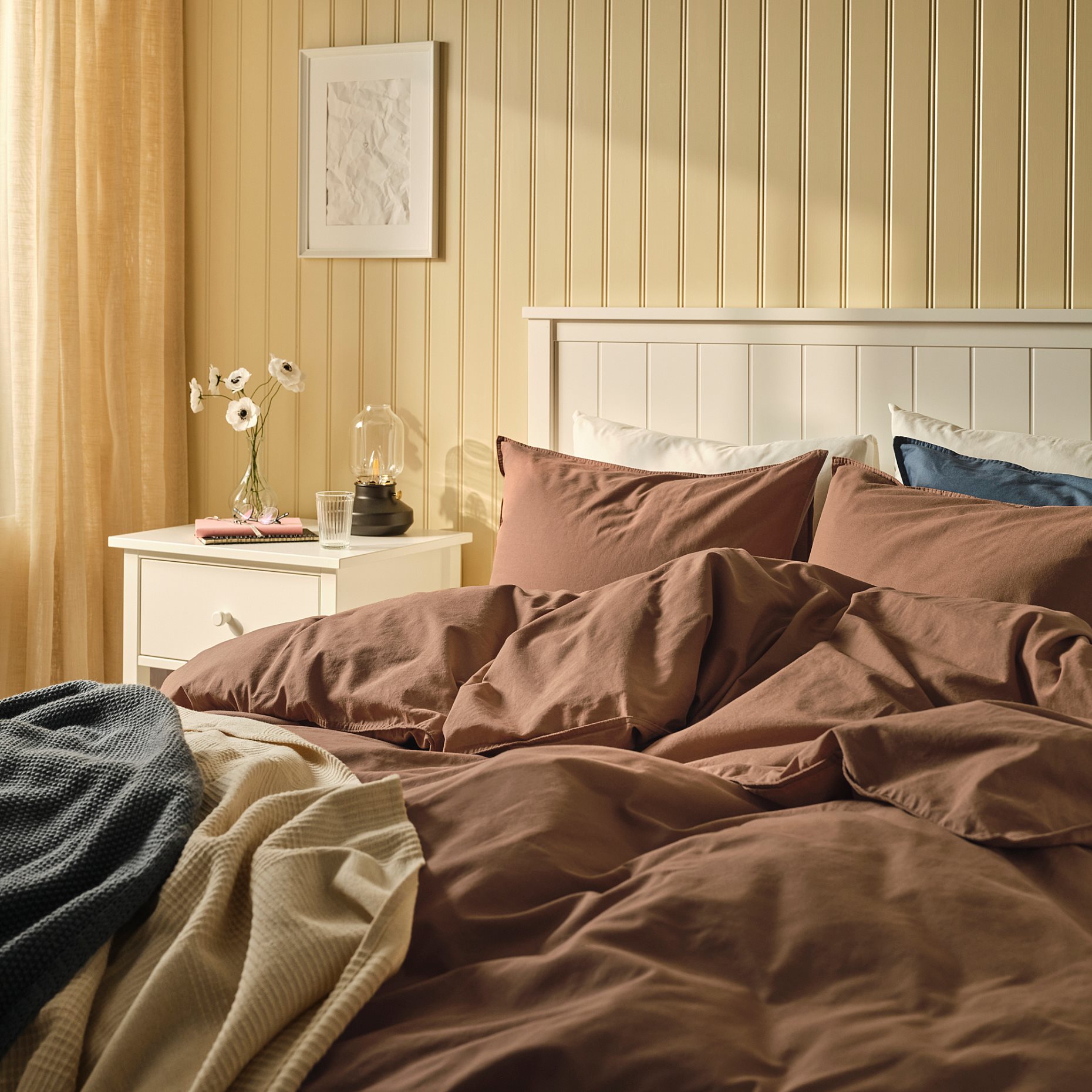 ÄNGSLILJA, duvet cover and pillowcase, 150x200/50x60 cm, 506.324.92