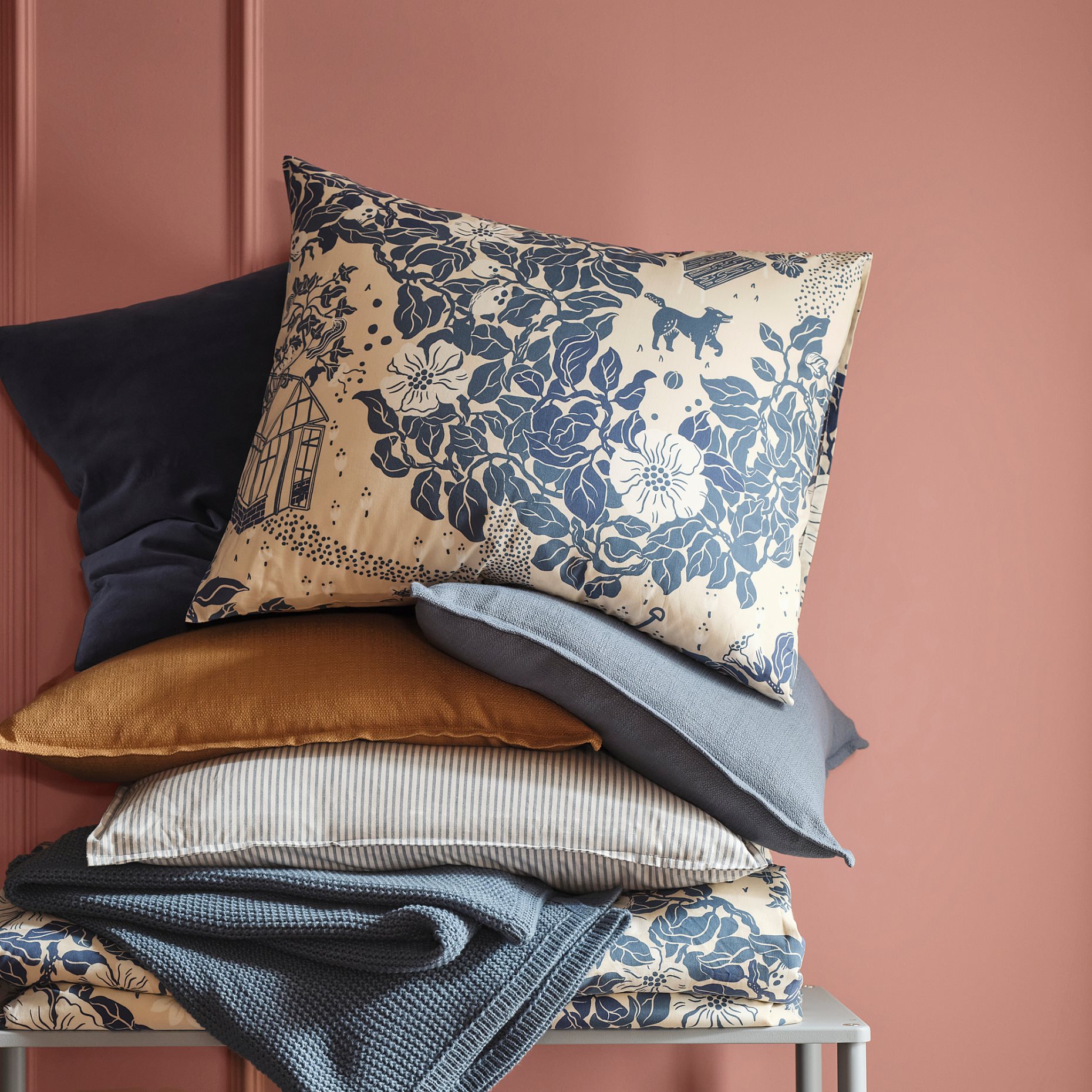 PJÄXE, duvet cover and pillowcase, 150x200/50x60 cm, 506.369.37