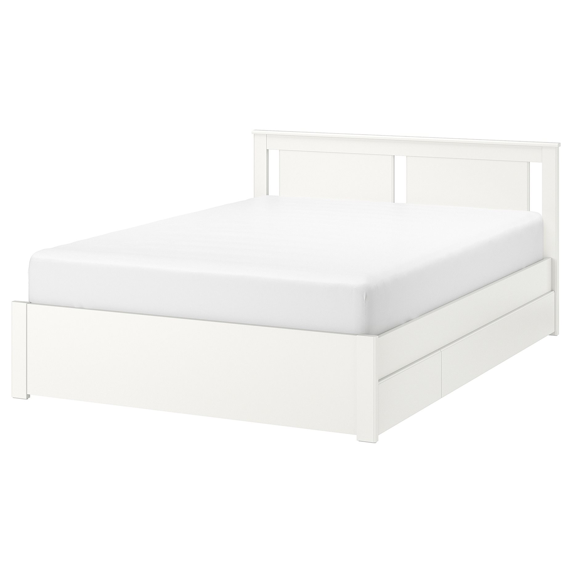 SONGESAND, bed frame with 2 storage boxes, 160X200 cm, 592.412.53
