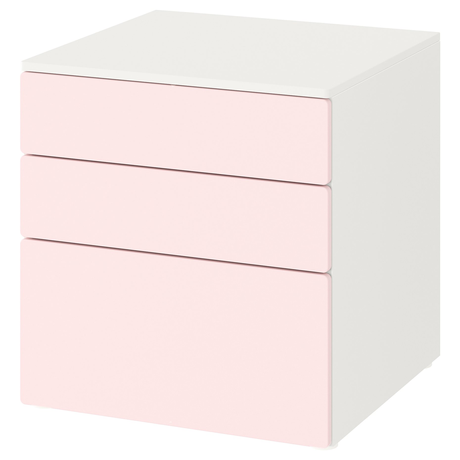 SMASTAD/PLATSA, chest of 3 drawers, 60x57x63 cm, 593.875.61