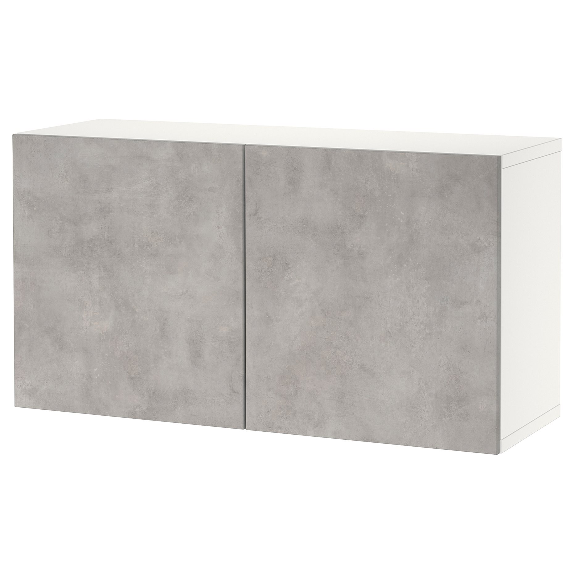 BESTÅ, wall-mounted cabinet combination, 120x42x64 cm, 594.408.27