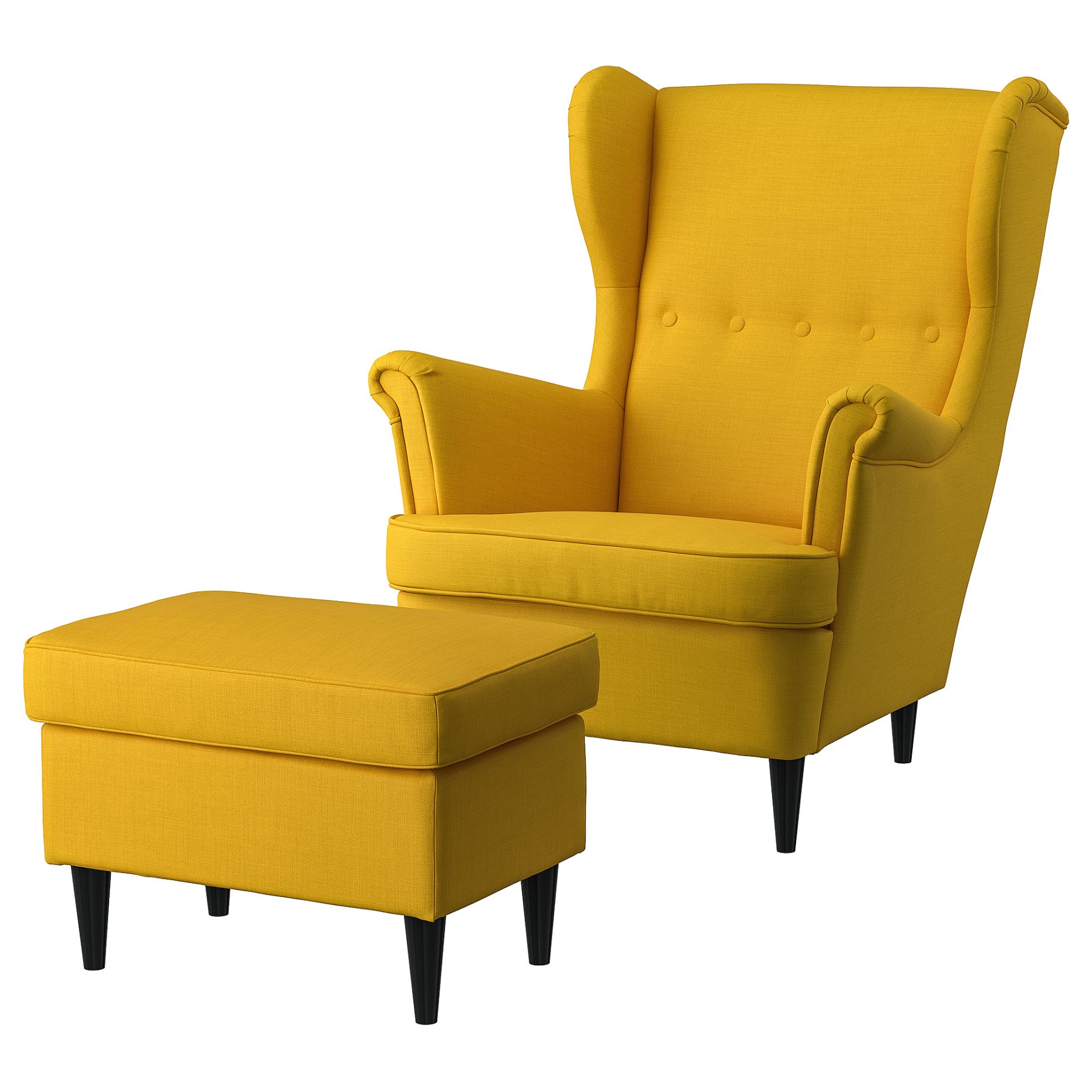 STRANDMON, armchair and footstool, 594.839.06