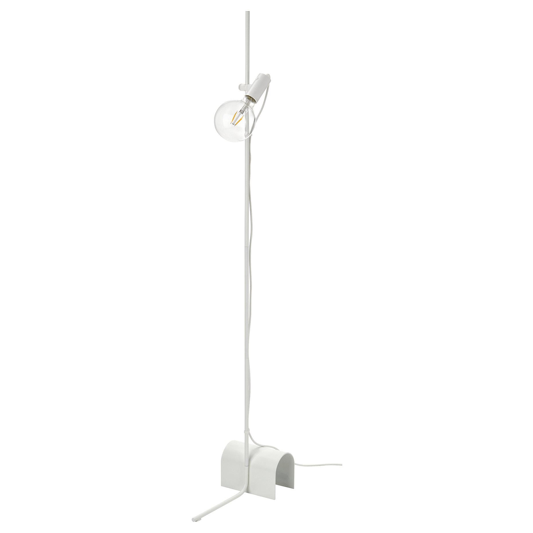 HARSLINGA/LUNNOM, floor lamp with light bulb, 595.090.44