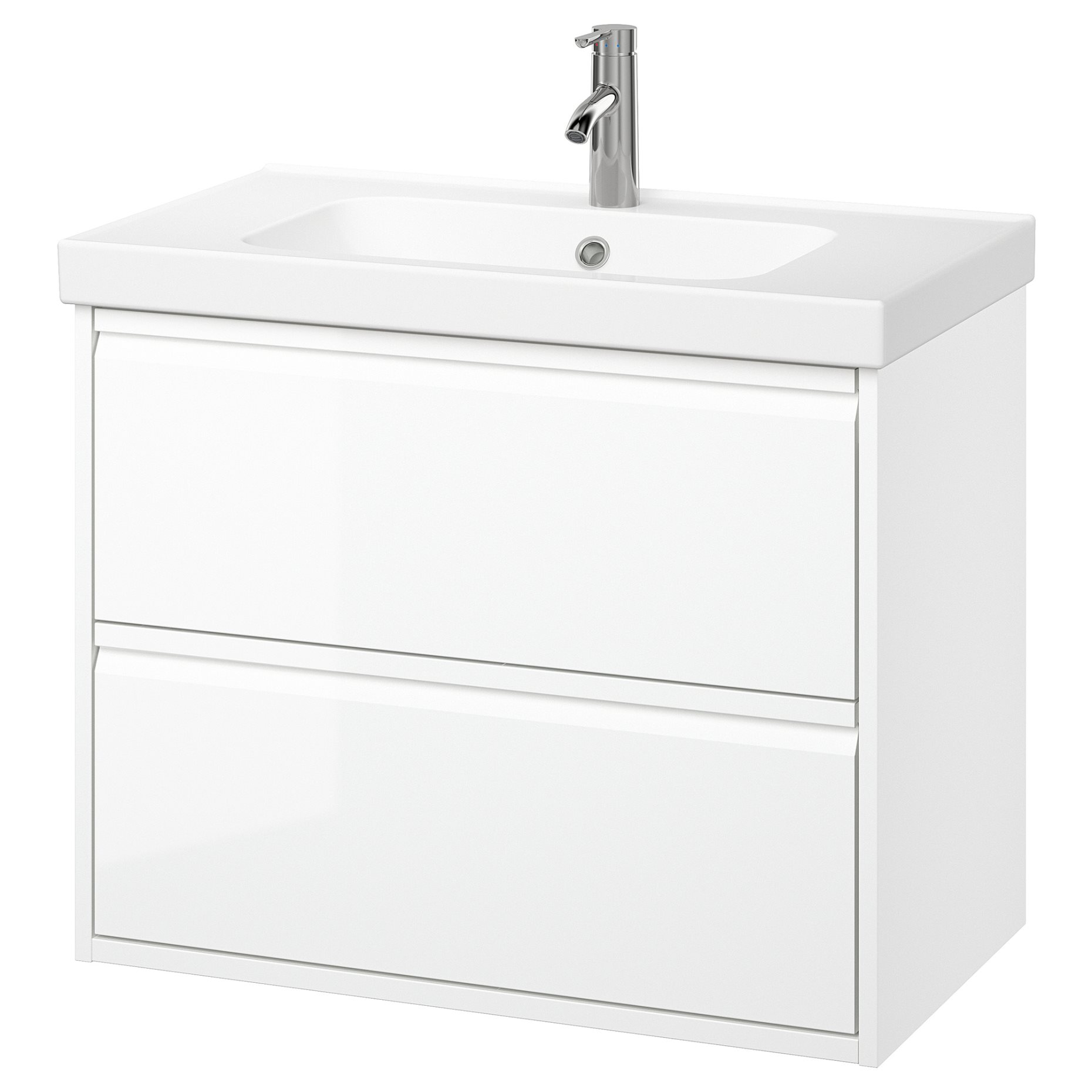 ANGSJON/ORRSJON, wash-stand with drawers/wash-basin/tap, 82x49x69 cm, 595.212.63