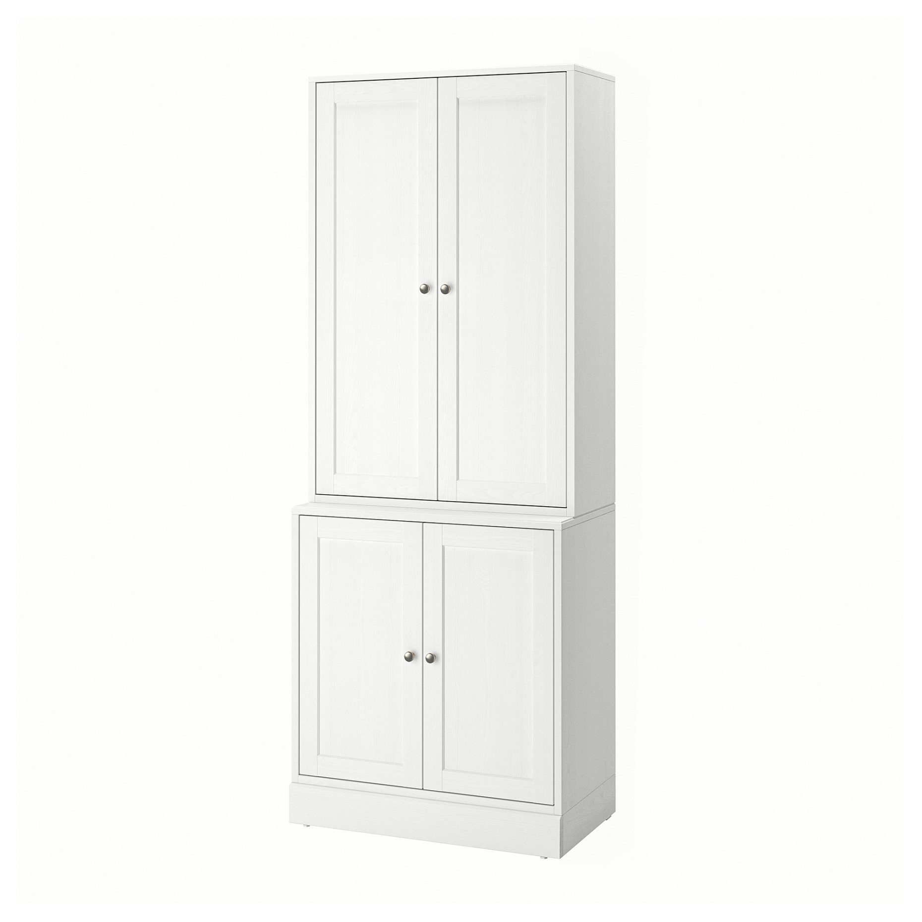 HAVSTA, storage combination with doors, 81x47x212 cm, 595.347.55