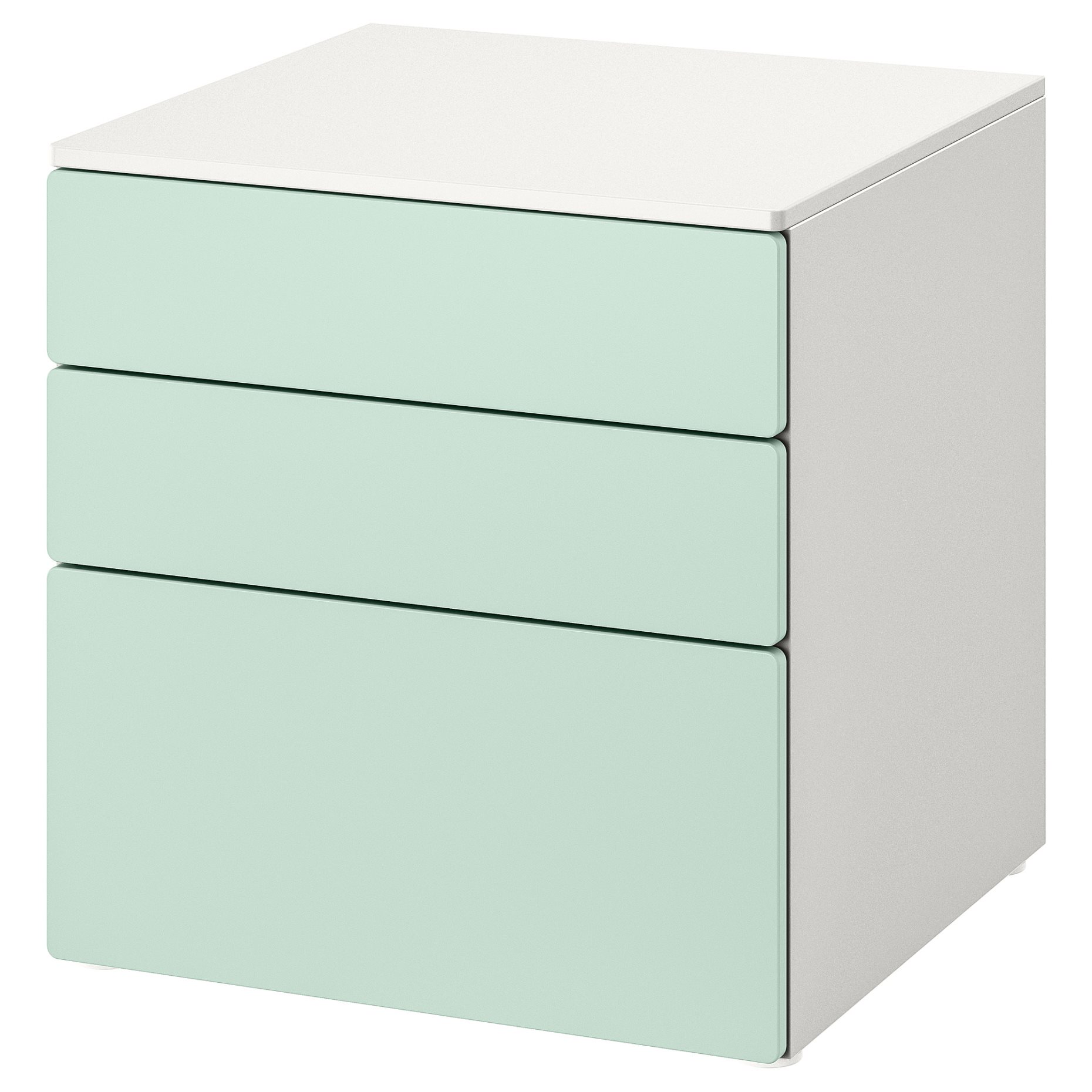 SMASTAD/PLATSA, chest of 3 drawers, 60x57x63 cm, 595.429.01