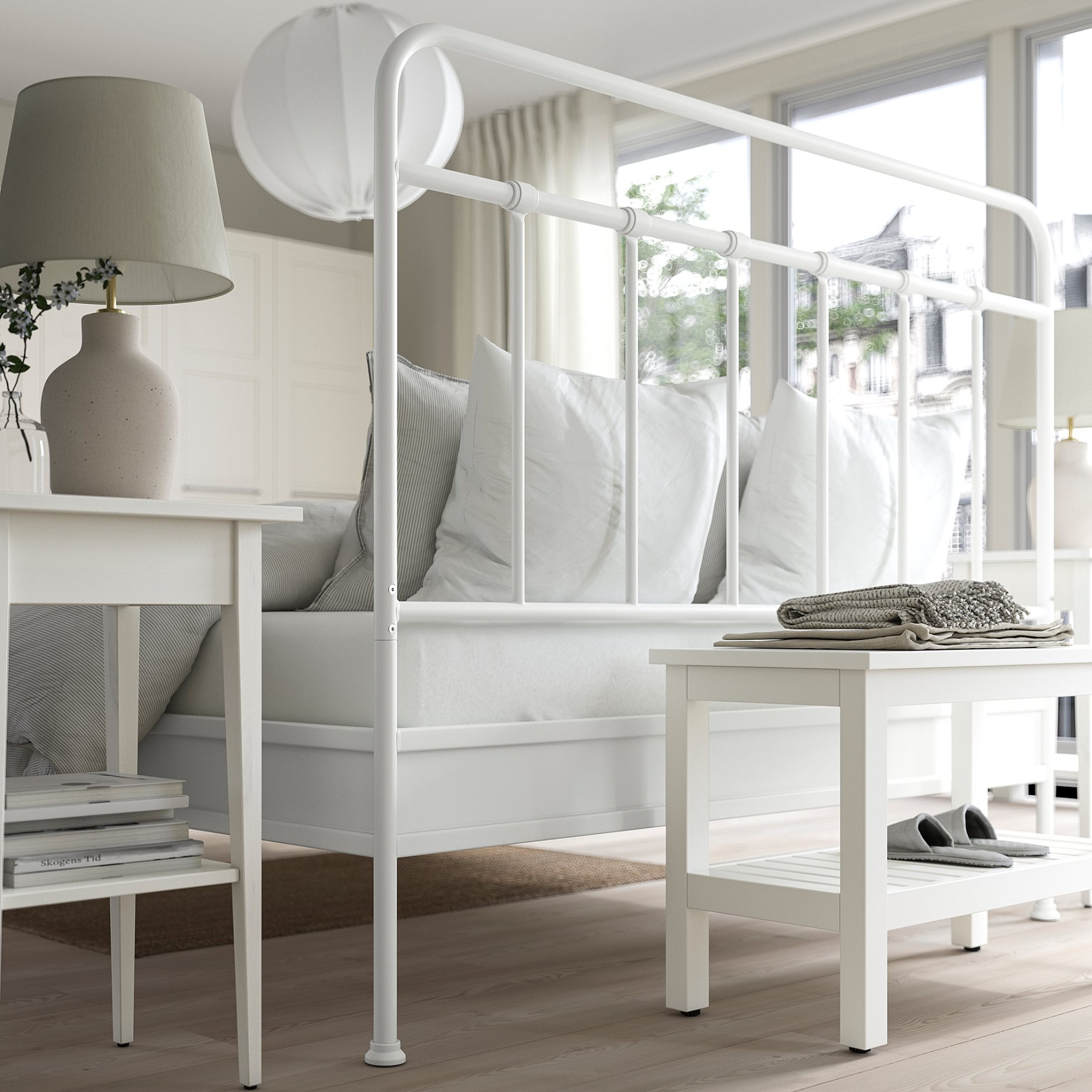 STJARNO, bed frame, 160x200 cm, 595.633.52