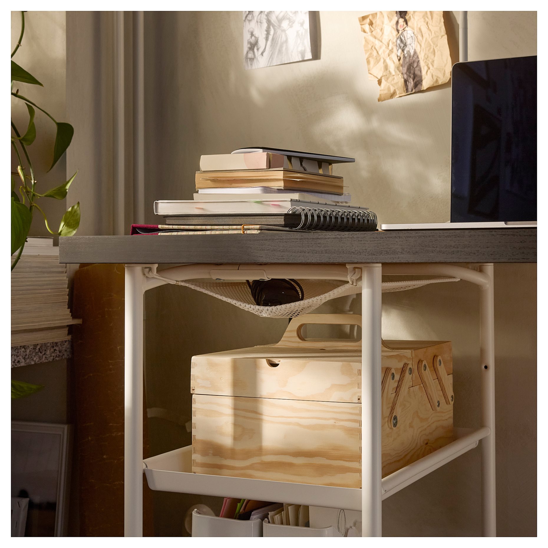 LAGKAPTEN/SPAND, desk, 120x60 cm, 595.636.20