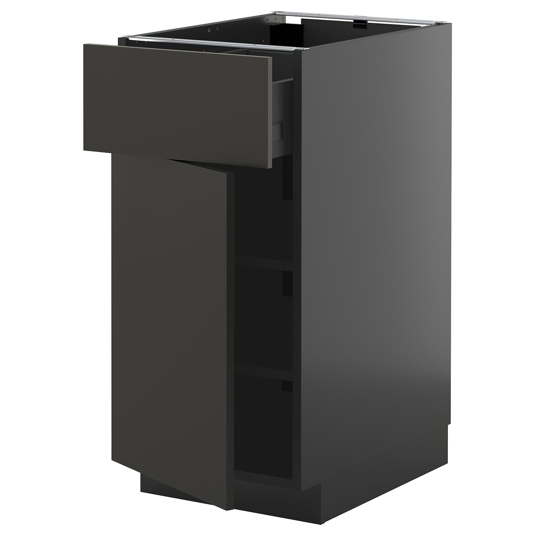 METOD/KNIVSHULT, base cabinet with drawer/door, 40x60 cm, 595.894.70