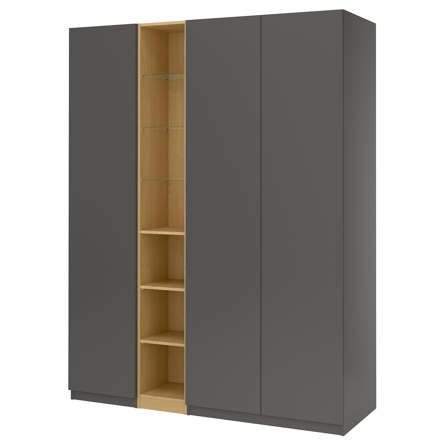 PAX/FORSAND, wardrobe combination, 185x60x236 cm, 596.072.66