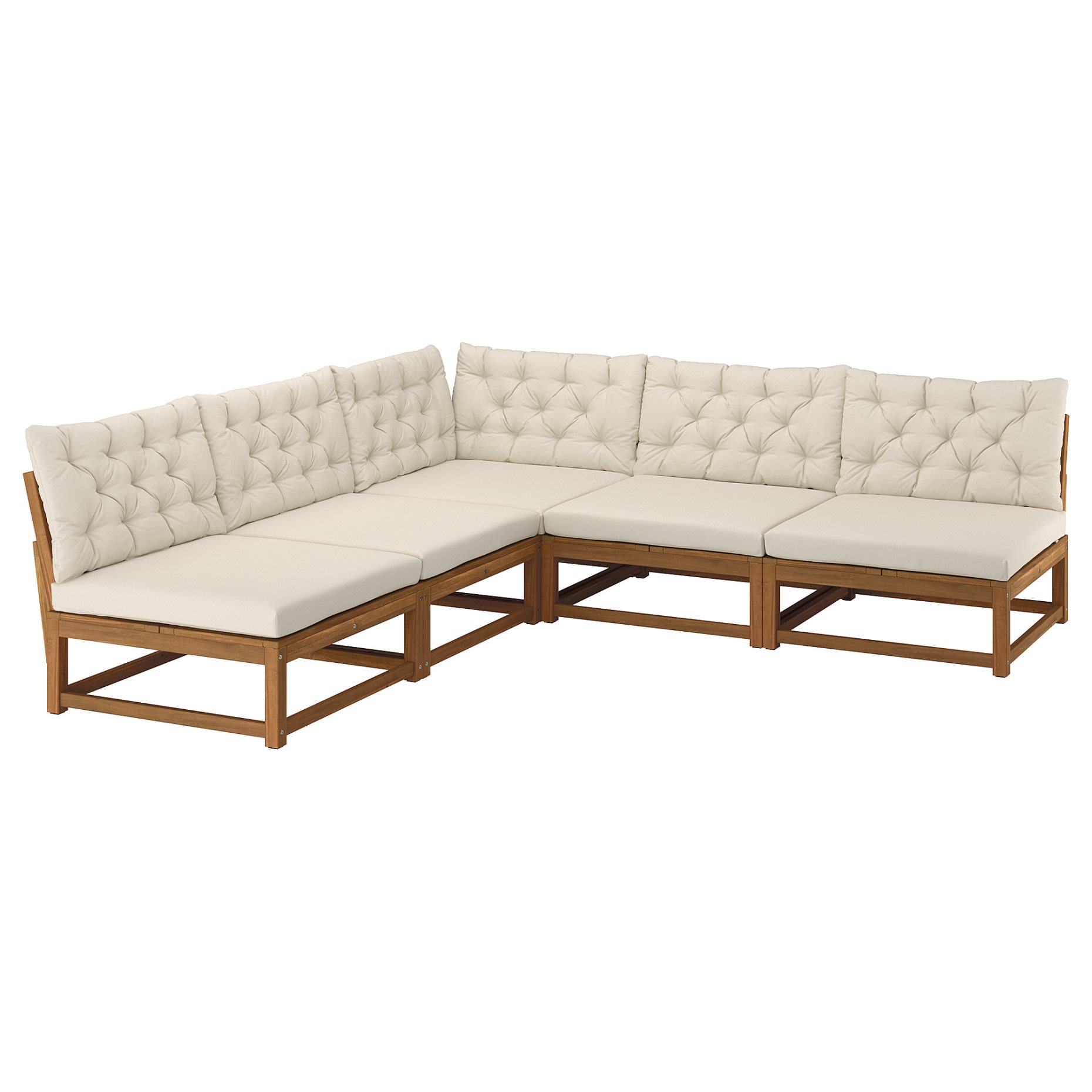 NÄMMARÖ, 4-seat modular corner sofa outdoor, 254 cm, 596.155.96