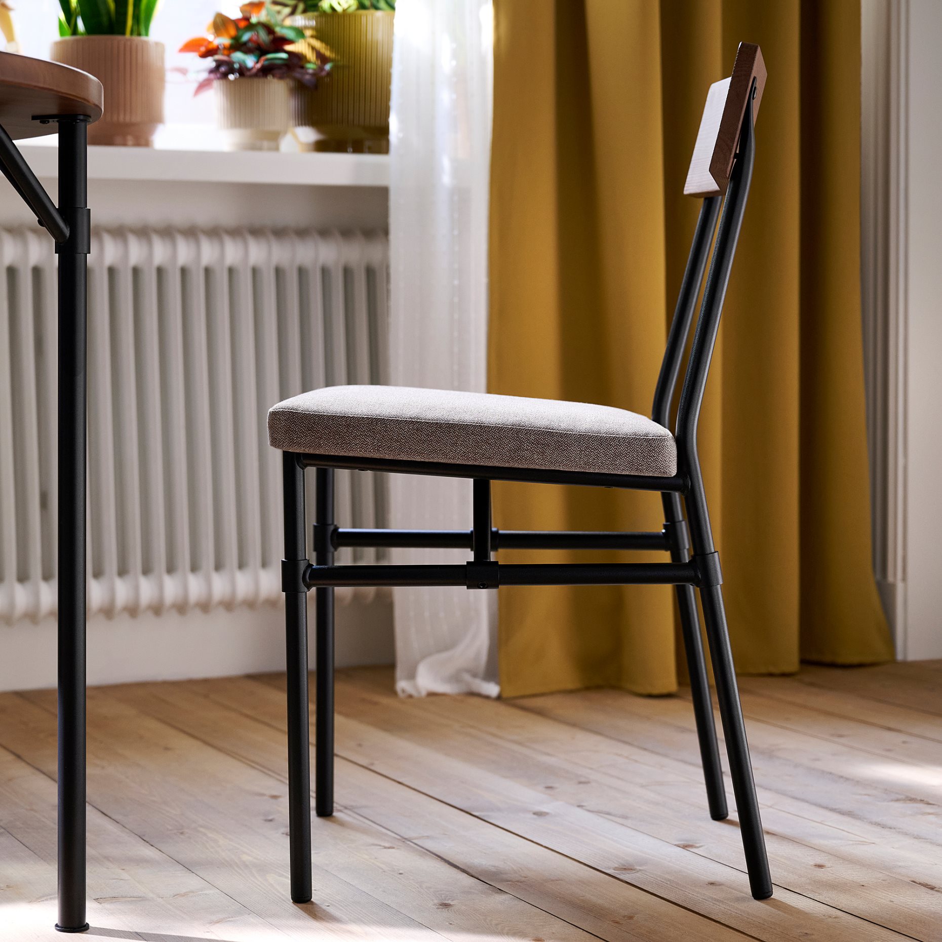 GRÖTÅN/GRÖTÅN, table and 4 chairs, 105 cm, 596.174.30