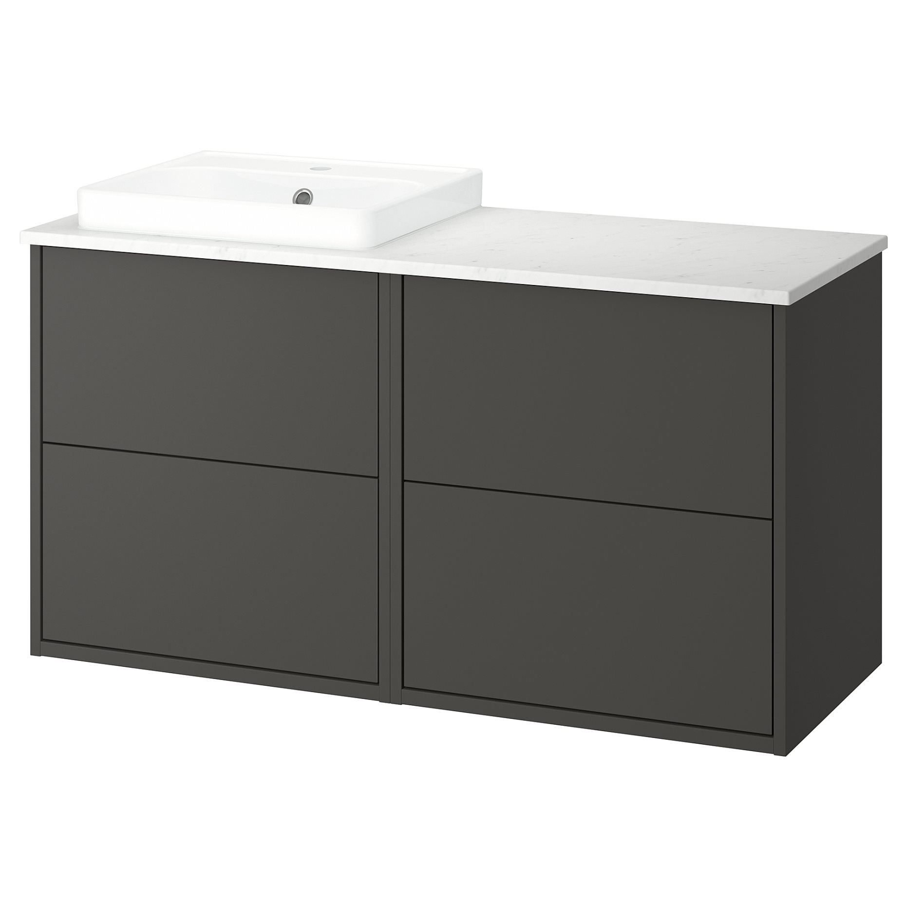 HAVBACK/ORRSJON, wash-stand/wash-basin, 122x49x71 cm, 596.293.53