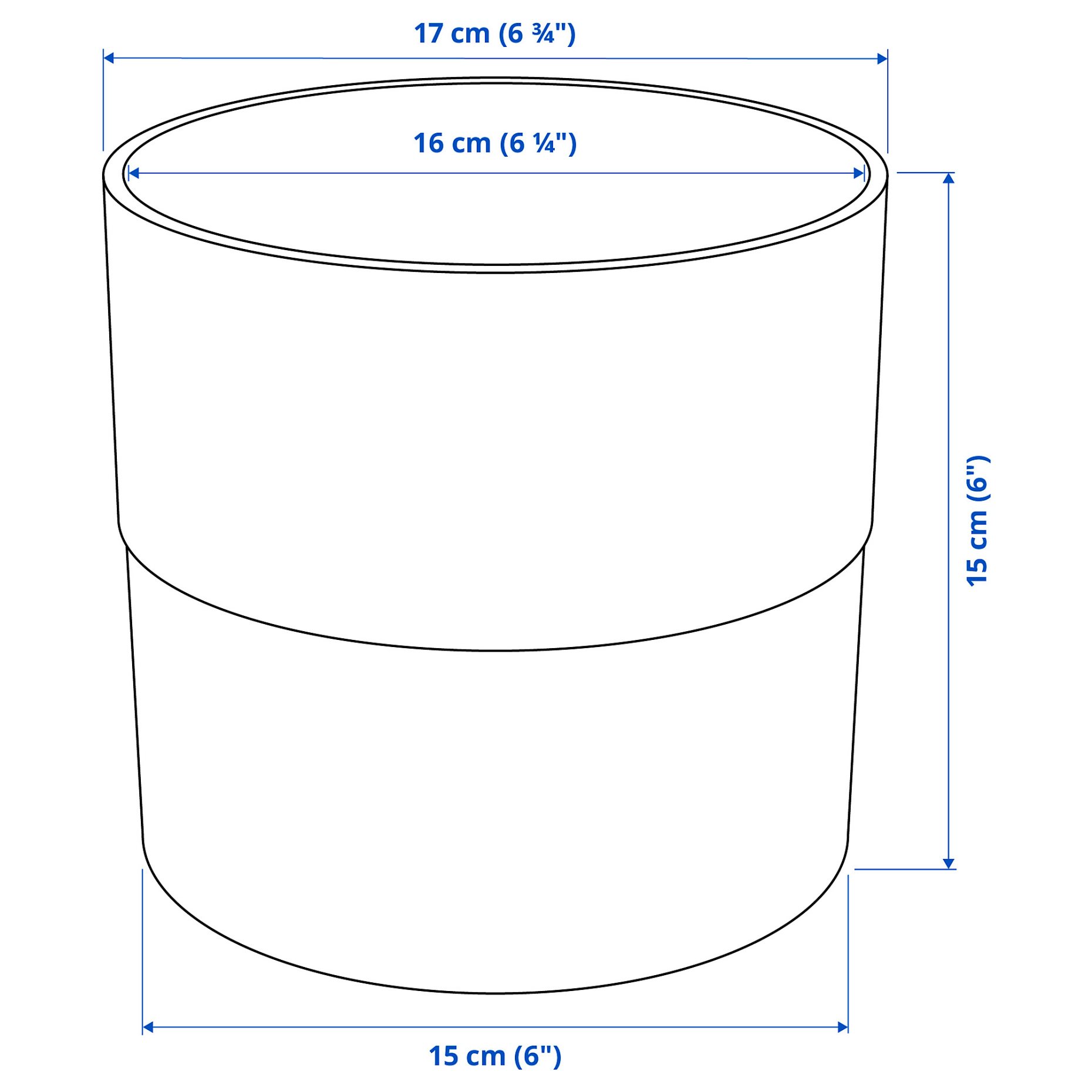 NYPON, plant pot, in/outdoor, 603.956.16