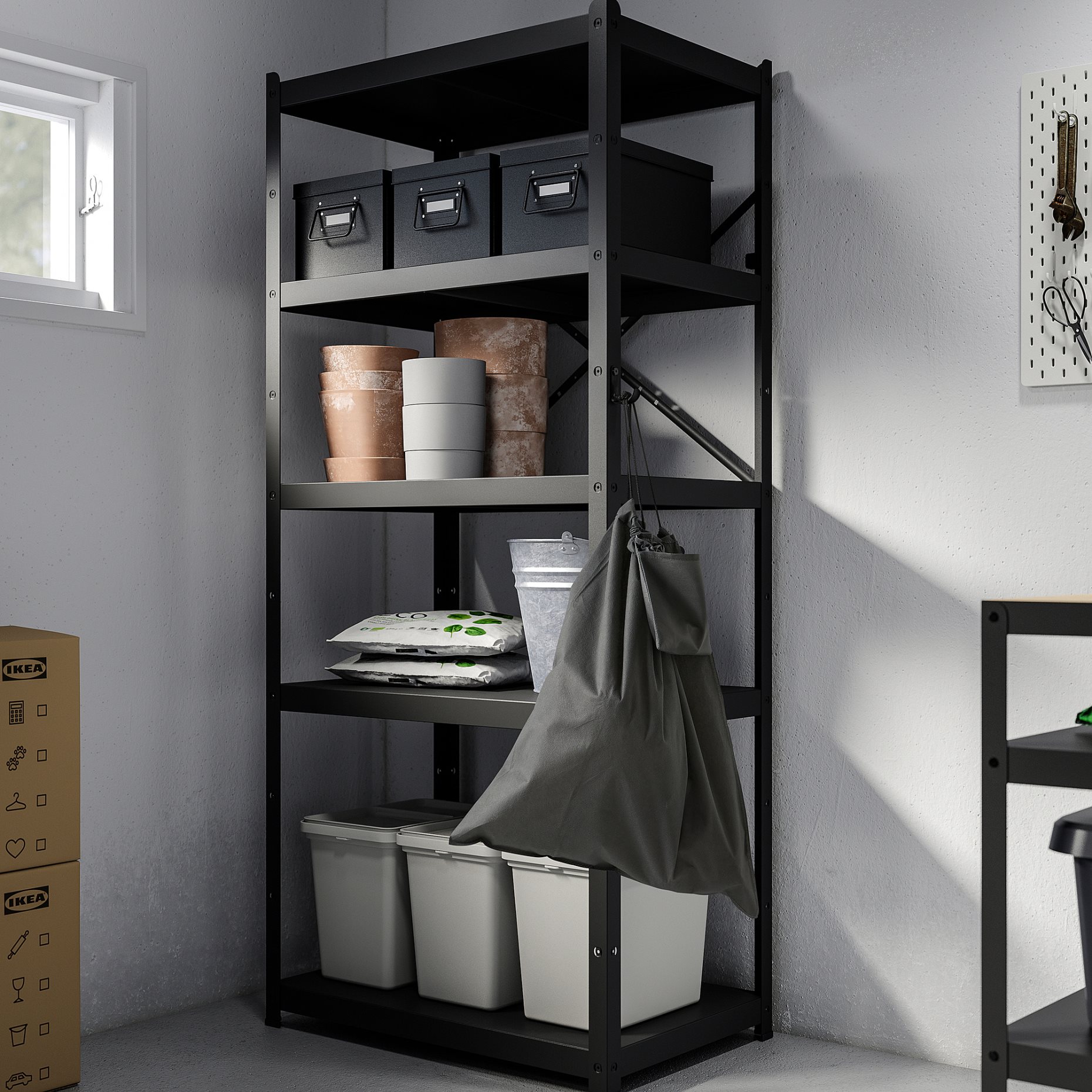 AJÖSS, waste sorting bag, 56x67 cm/35 l, 604.393.66