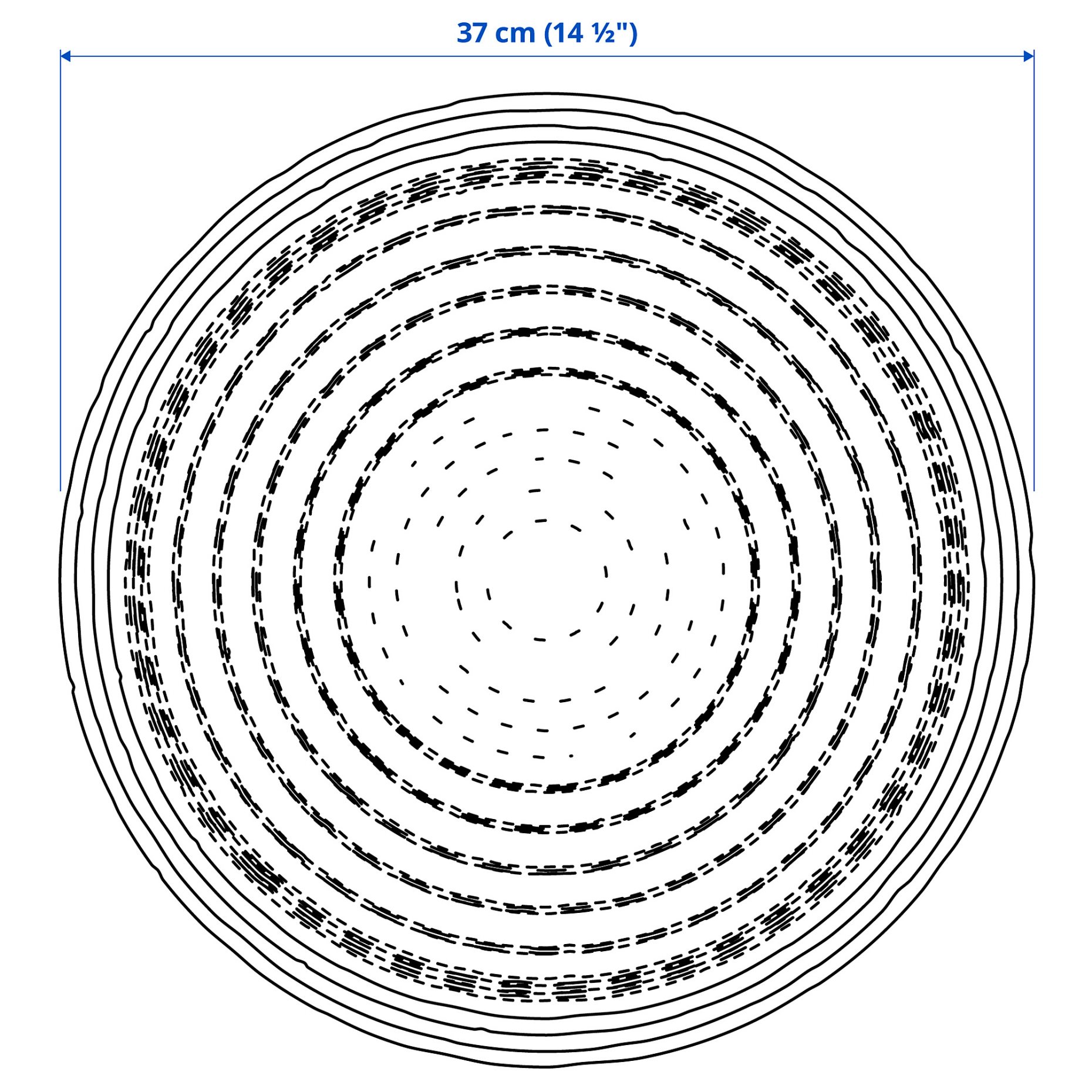 PENNFISK, σουπλά χειροποίητο, 37 cm, 605.277.49