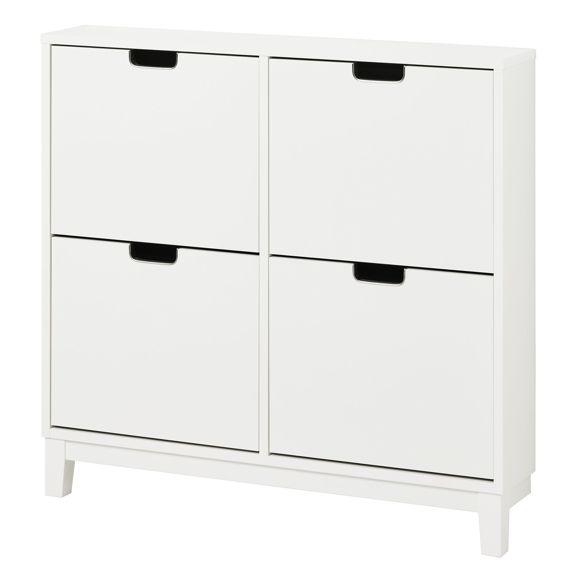 STÄLL, shoe cabinet with 4 compartments, 96x17x90 cm, 605.302.66