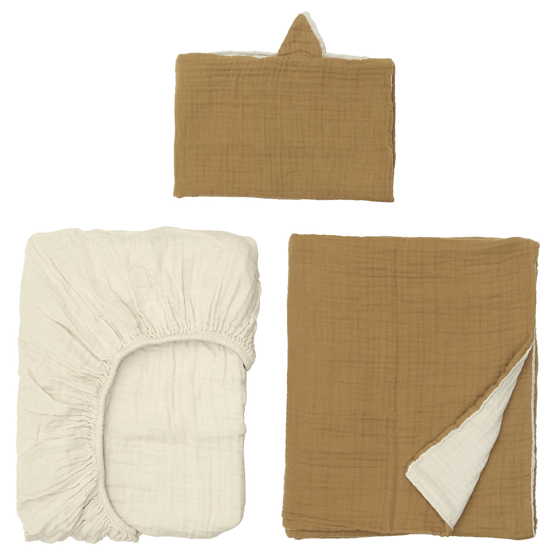 GULDVÄVARE, 3-piece bedlinen set for cot, 70x140 cm, 605.302.85