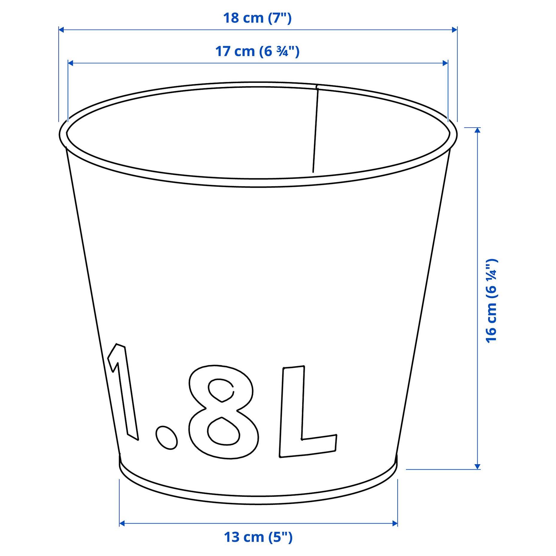 ÅKERBÄR, plant pot/in/outdoor, 15 cm, 605.371.59