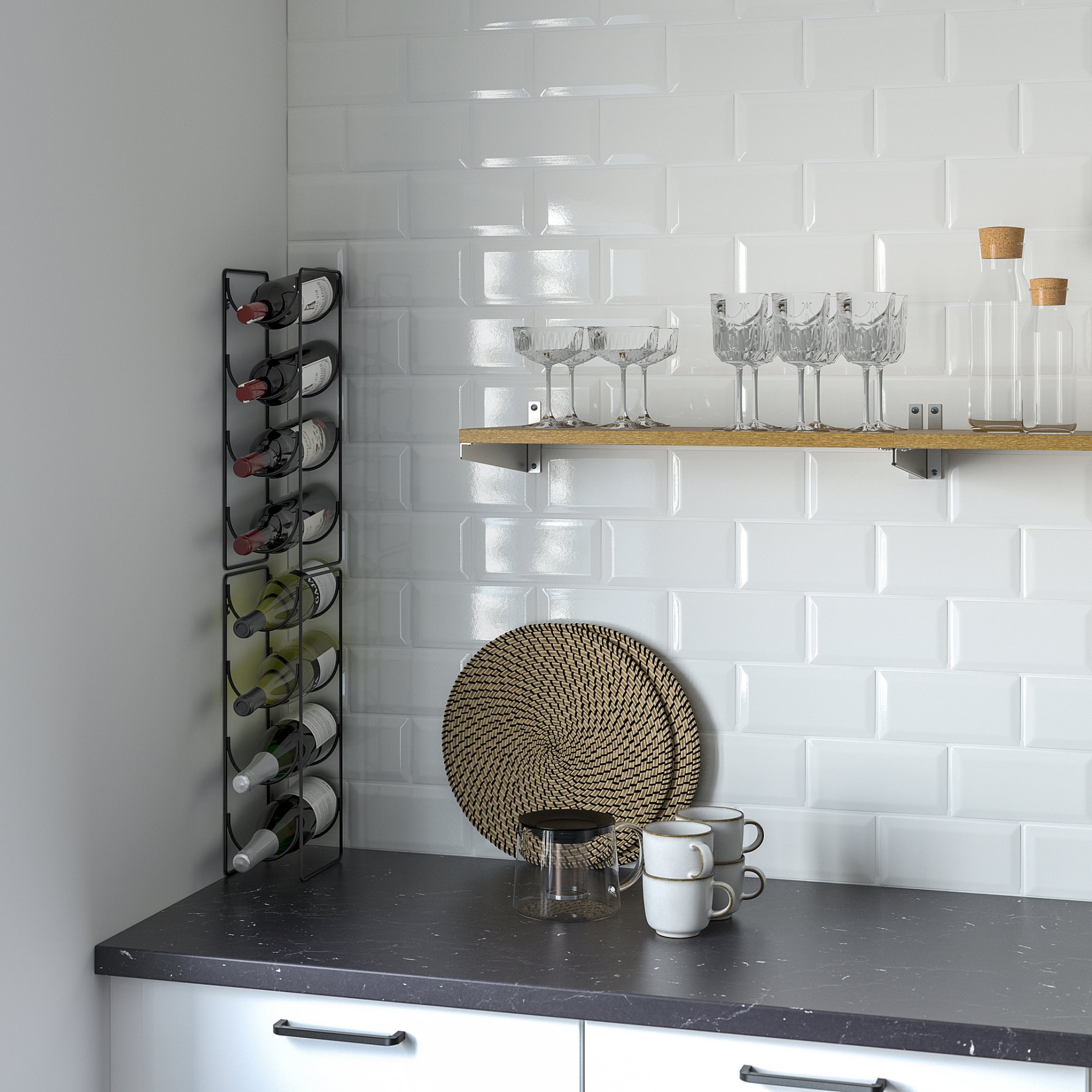 SNÖSPIRA, 4-bottle wine rack, 605.401.66