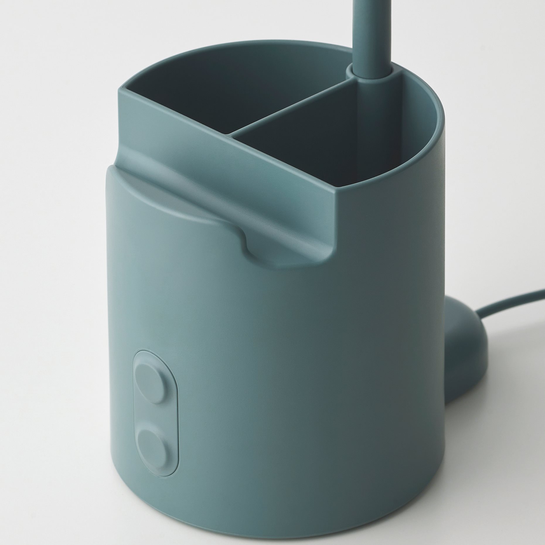 BRUNBÅGE, φωτιστικό γραφείου με αποθήκευση/ενσωματωμένο φωτισμό LED/συμβατός με ροοστάτη, 605.421.70