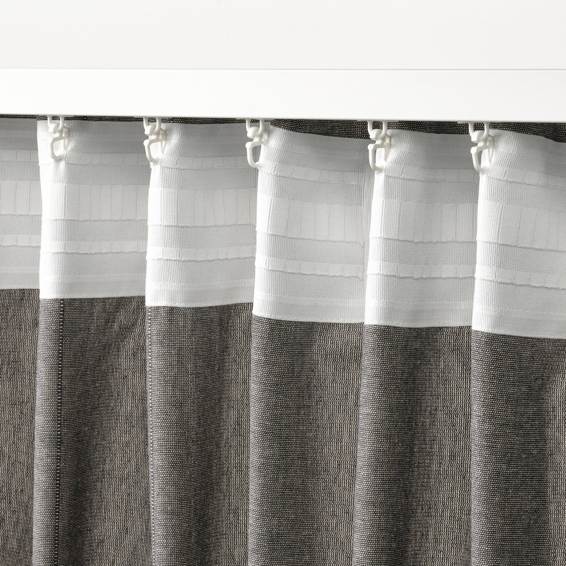 LENDA, curtains with tie-backs 1 pair, 140x300 cm, 605.528.71