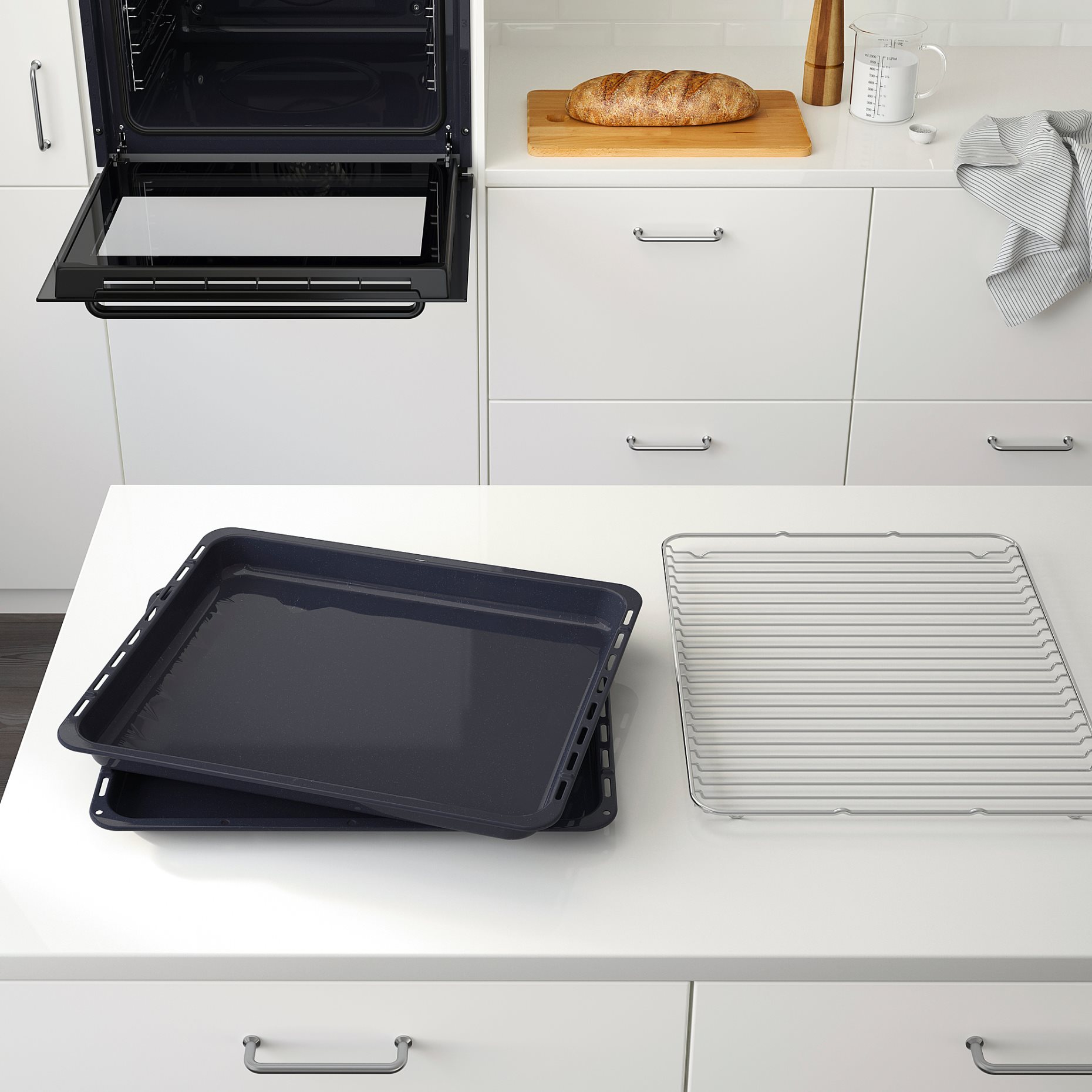 BRÄNDBO, φούρνος με αερόθερμο/IKEA 500, 605.576.56