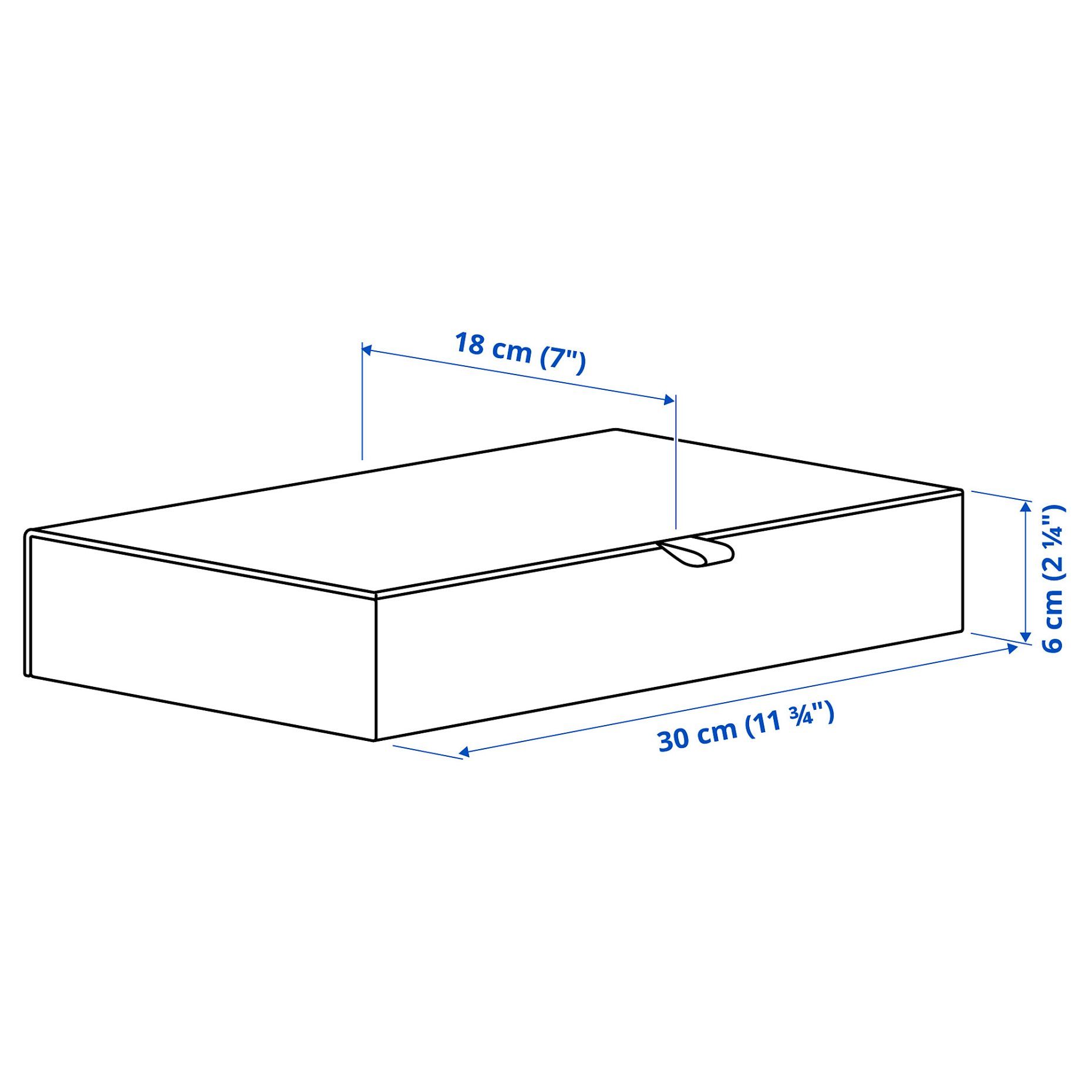 RAGODLING, κουτί με διαχωριστικά, 30x18x6 cm, 605.658.21