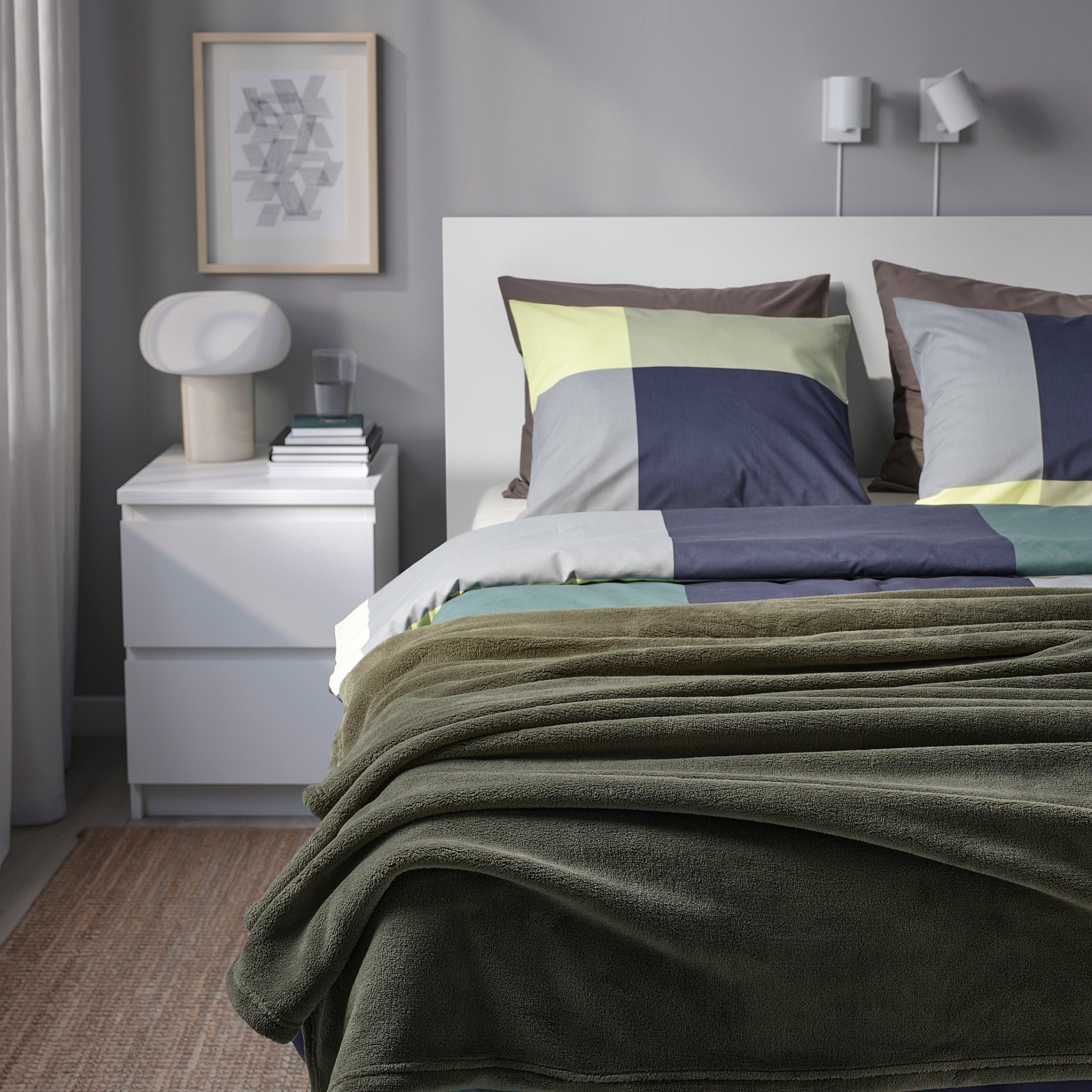 TRATTVIVA, κάλυμμα κρεβατιού, 230x250 cm, 605.661.75