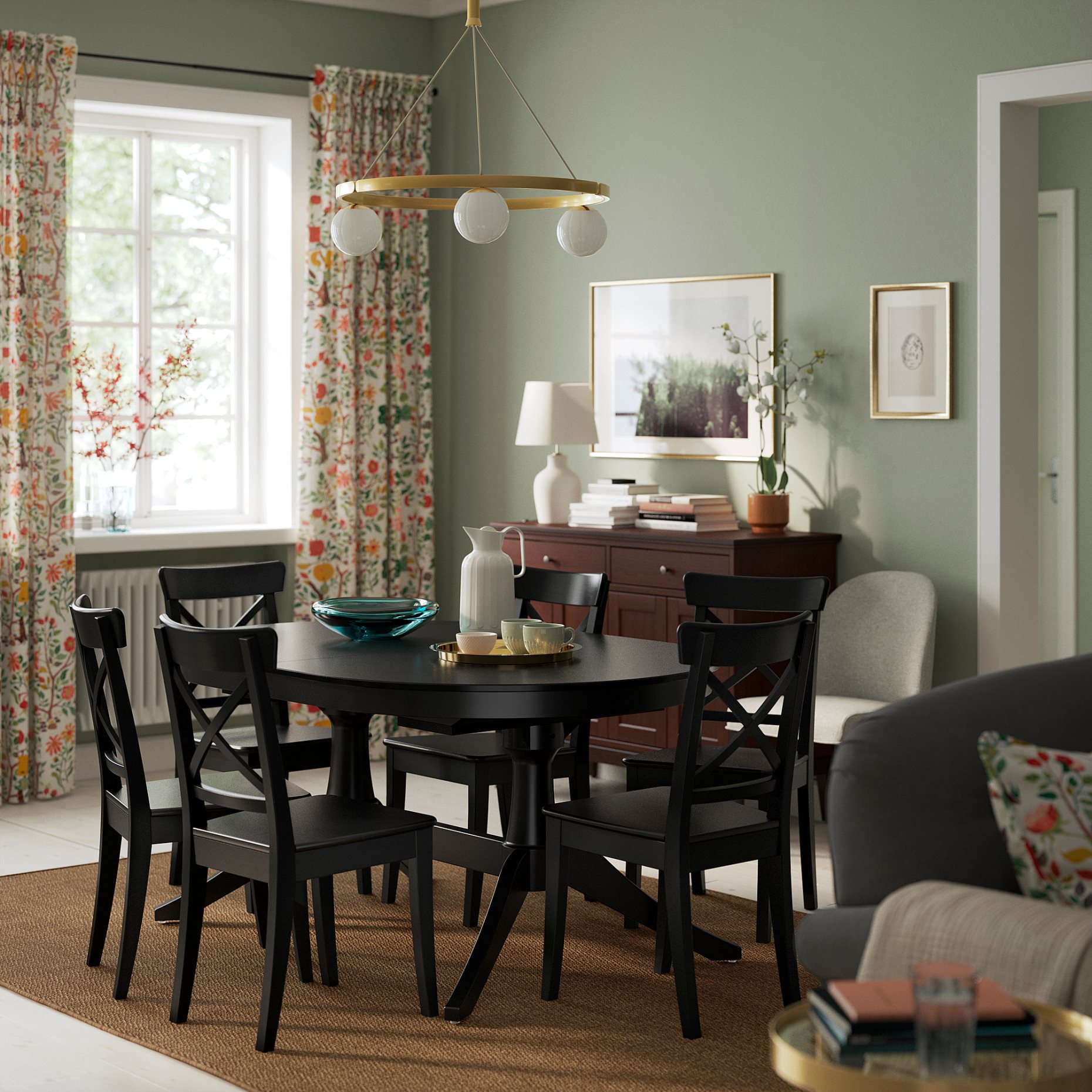 ROSENTORP, extendable table, 160/215x110 cm, 605.682.40