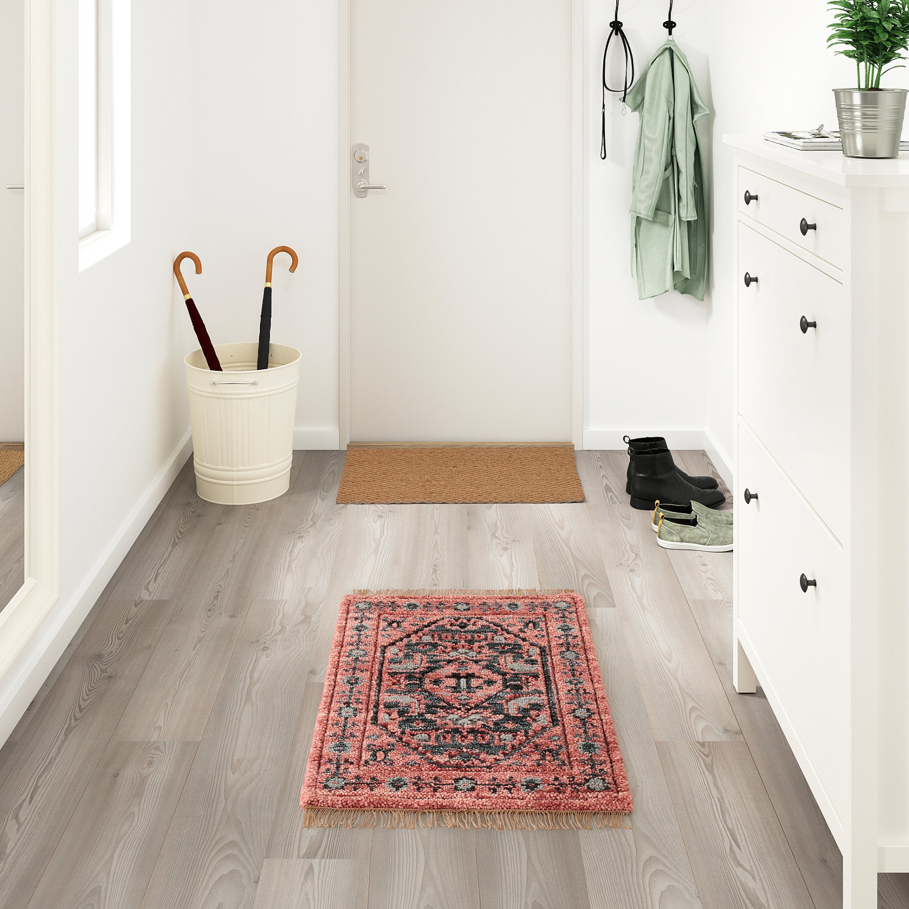 ISGRÄS, χαλί χαμηλό πέλος, 60x90 cm, 605.726.09