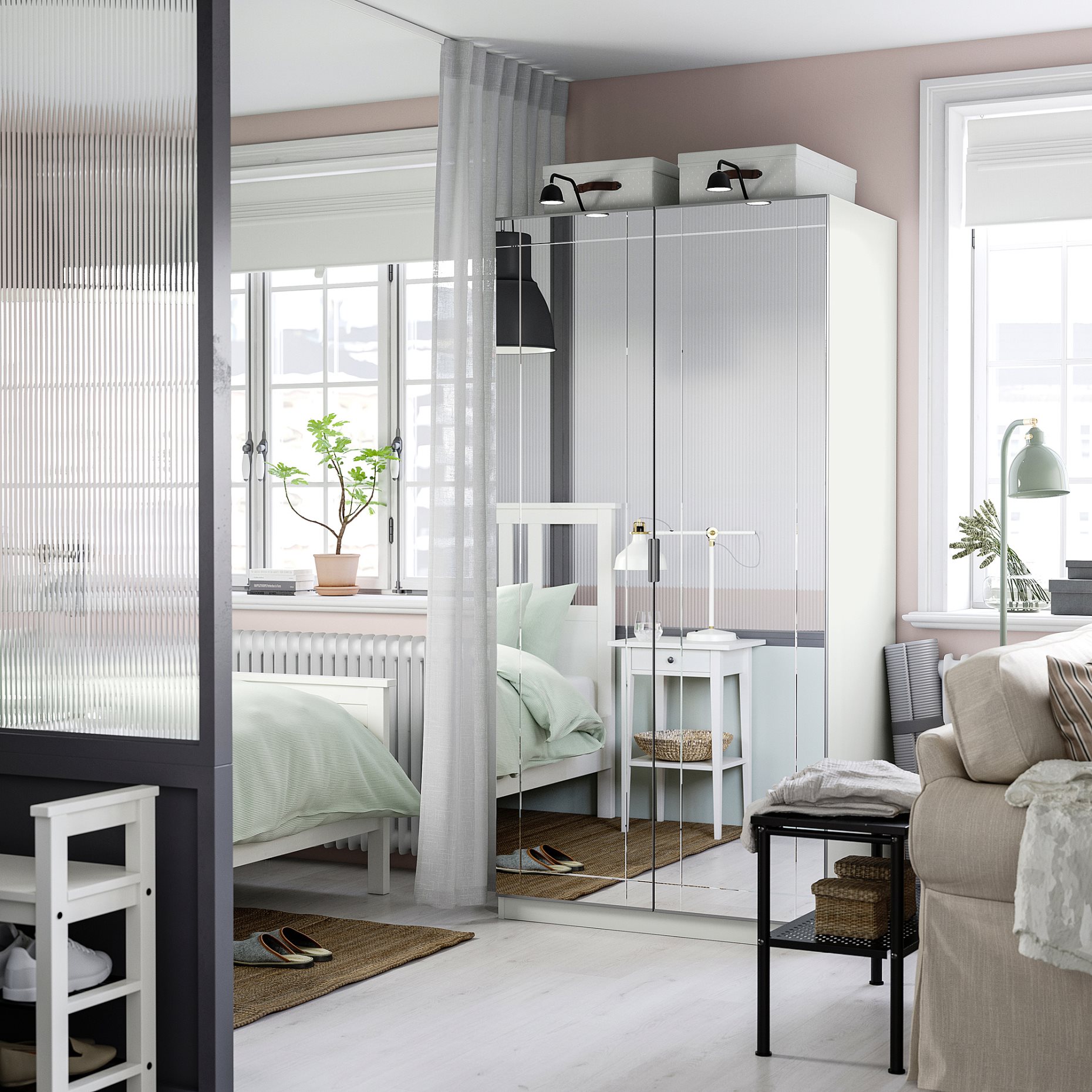 KAMMARTORP, mirror door, 50x195 cm, 605.746.65