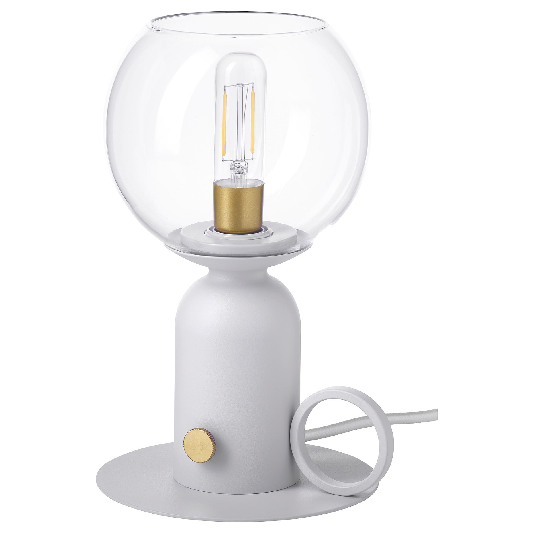 ÅSKMULLER, table lamp/dimmable, 24 cm, 605.762.40