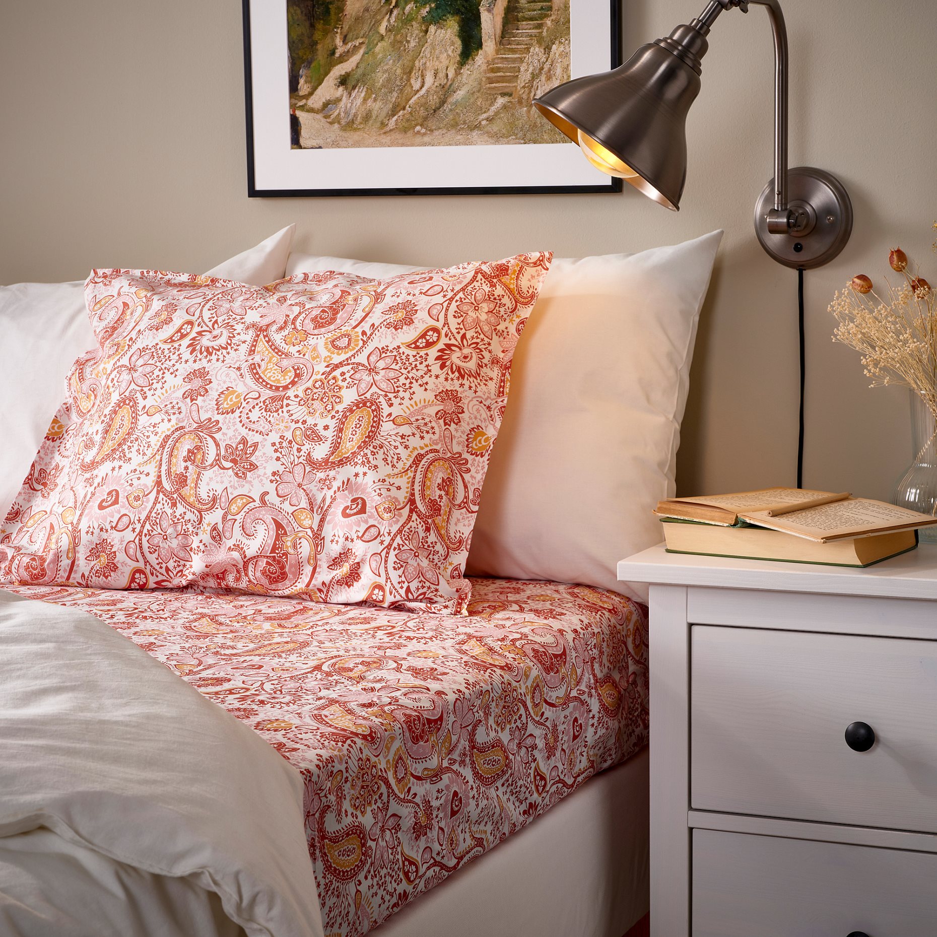 RODGERSIA, fitted sheet, 120x200 cm, 605.796.15