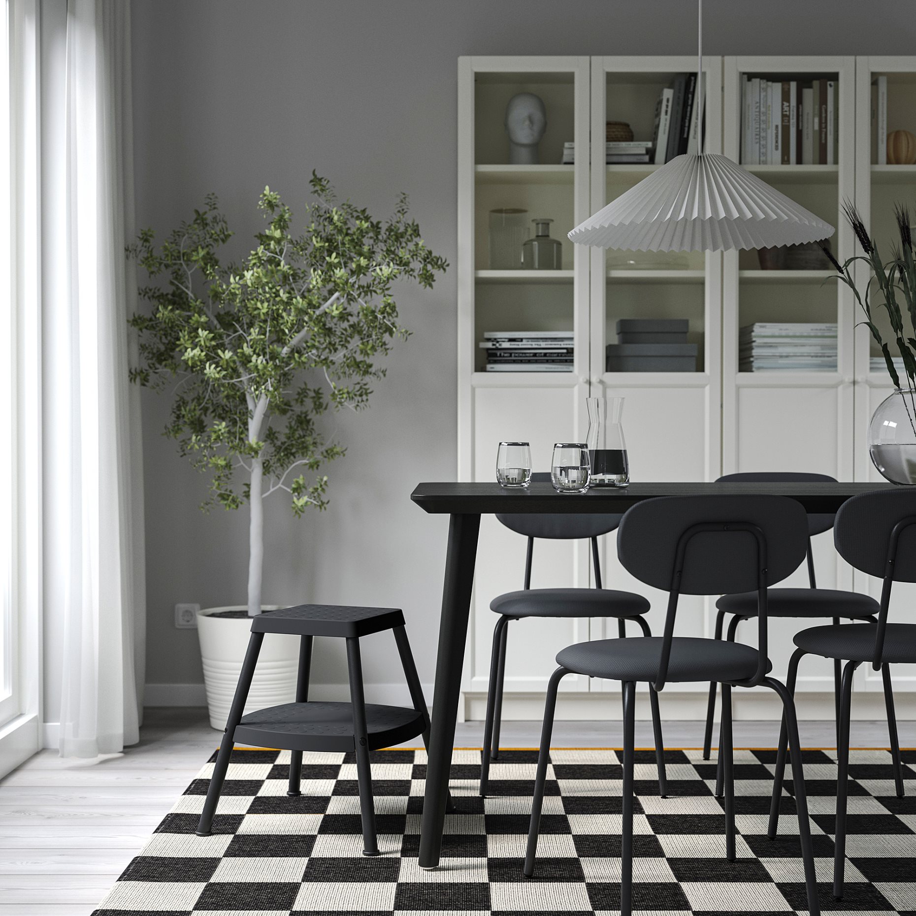 HADDARP, step stool, 4-way, 605.819.44