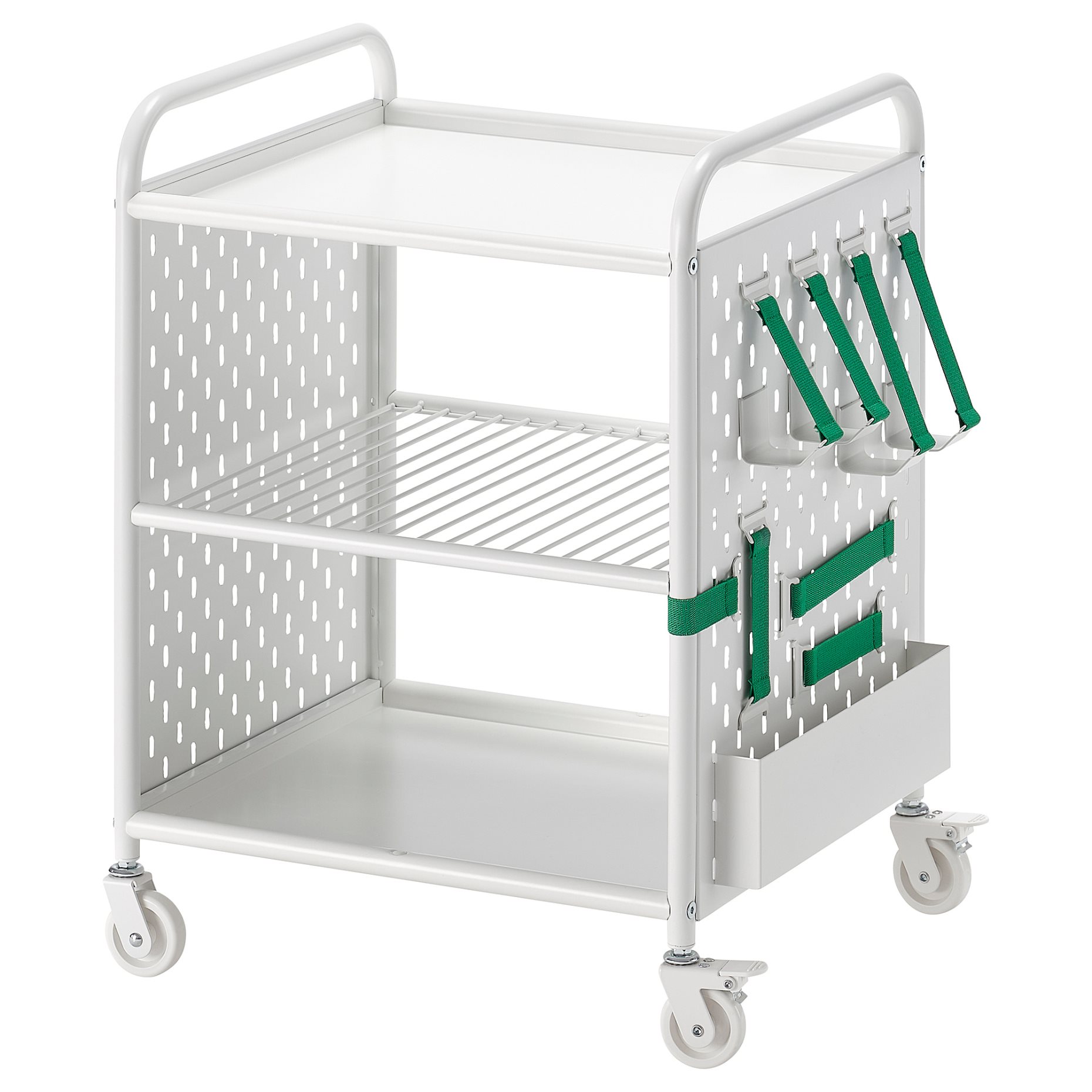 BRÄNNBOLL, shelving unit on castors, 56x62 cm, 605.862.58