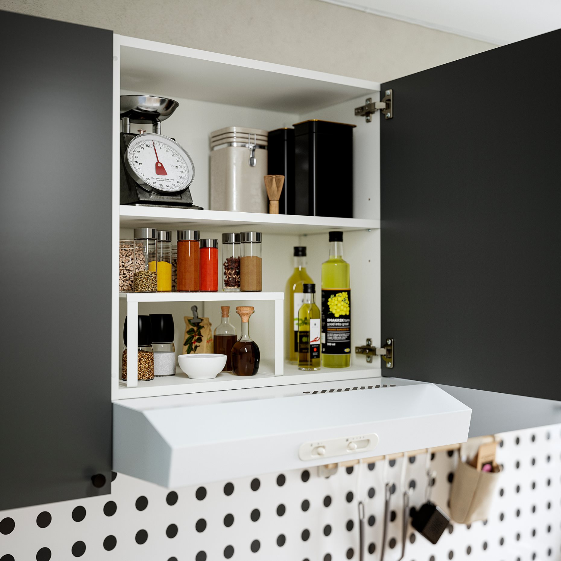 KNOXHULT, wall cabinet with door, 60x60 cm, 605.887.90