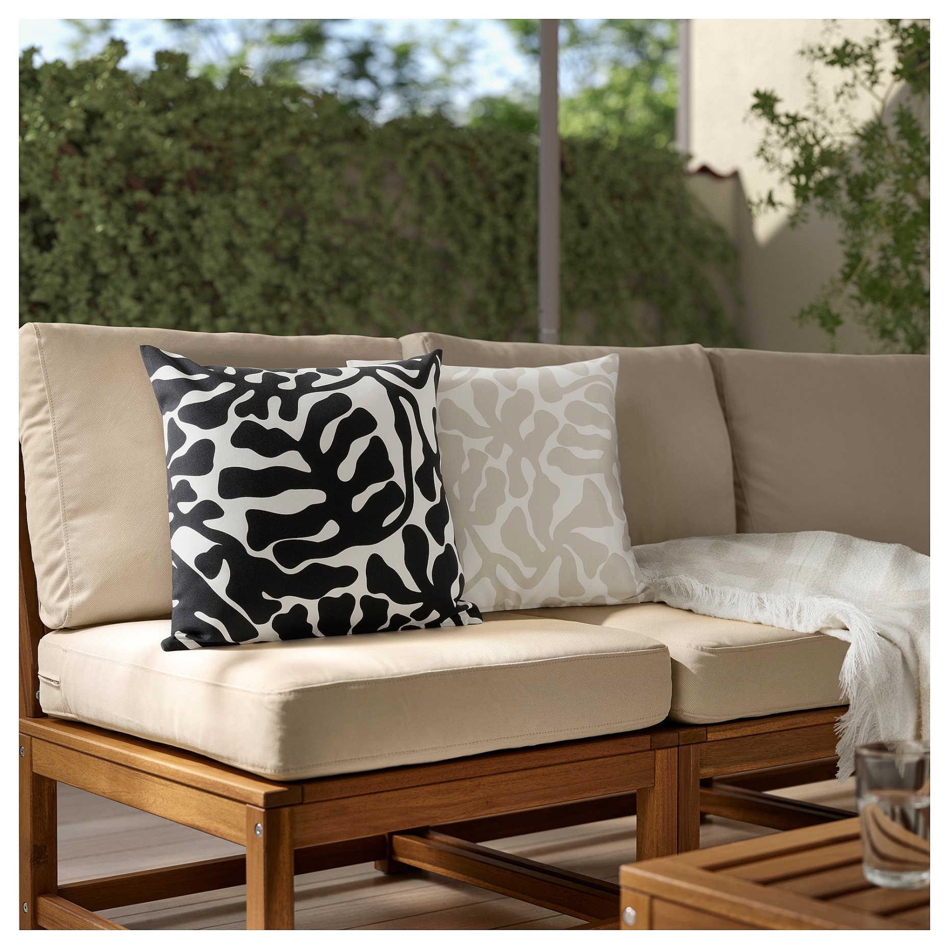 GRÖNKNAVEL, κάλυμμα μαξιλαριού/εξωτερικού/εσωτερικού χώρου, 50x50 cm, 605.922.78