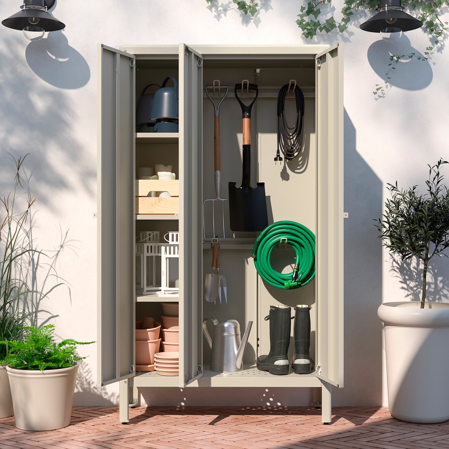 KOLBJÖRN, cabinet outdoor/indoor, 90x161 cm, 606.018.62