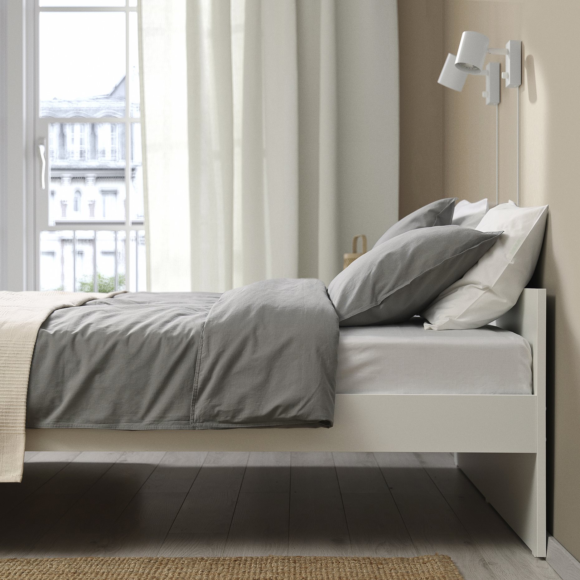 VIHALS, bed frame, 160x200 cm, 606.024.42