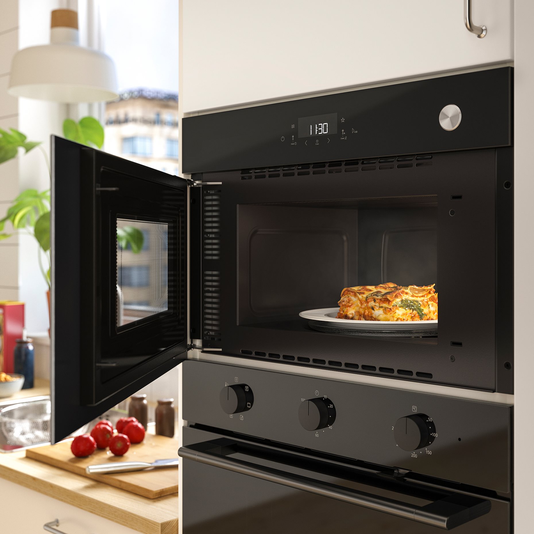 SPJUTBO, εντοιχιζόμενος φούρνος μικροκυμάτων/IKEA 300, 606.068.26