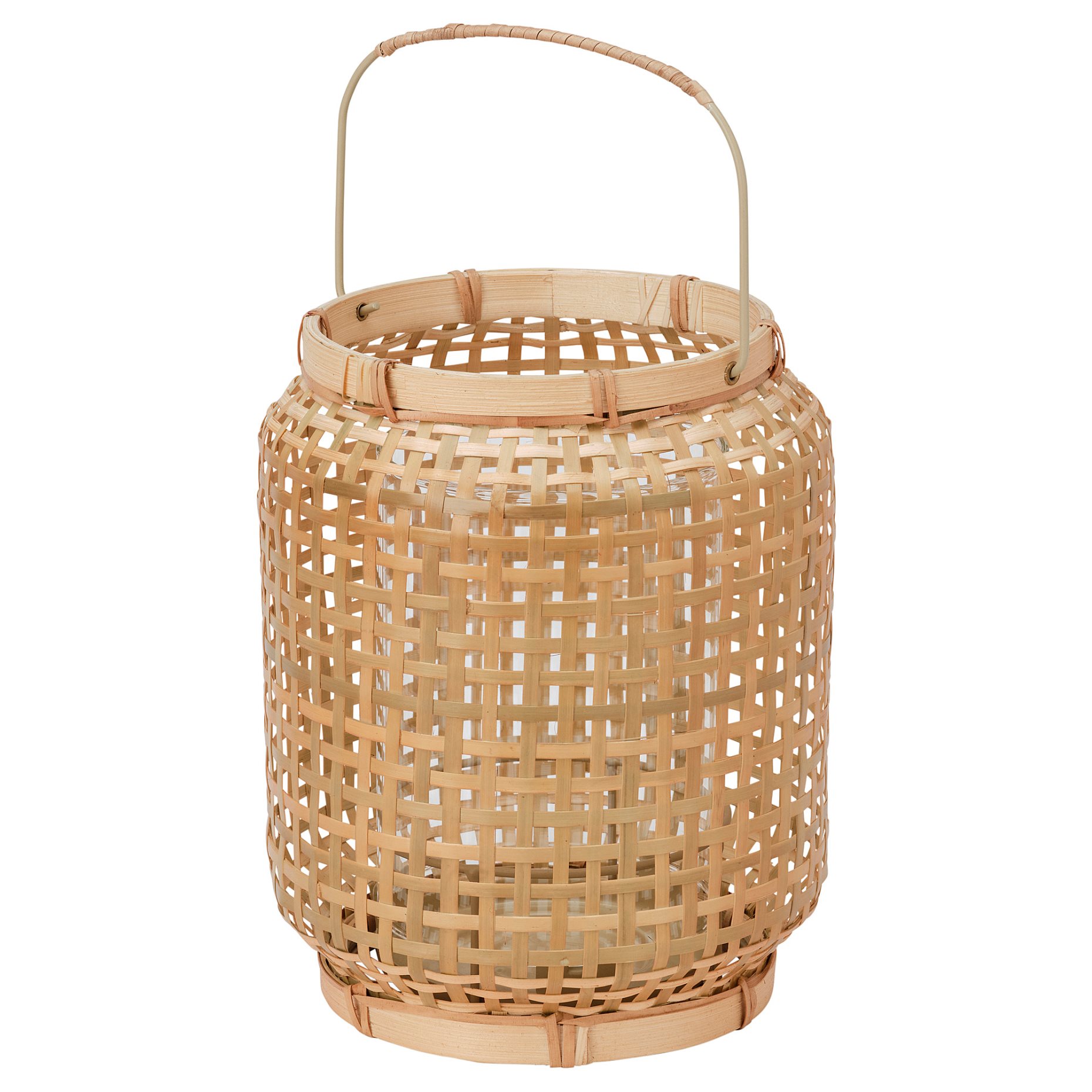 PÅVEFINK, lantern for pillar candle, 25 cm, 606.099.76