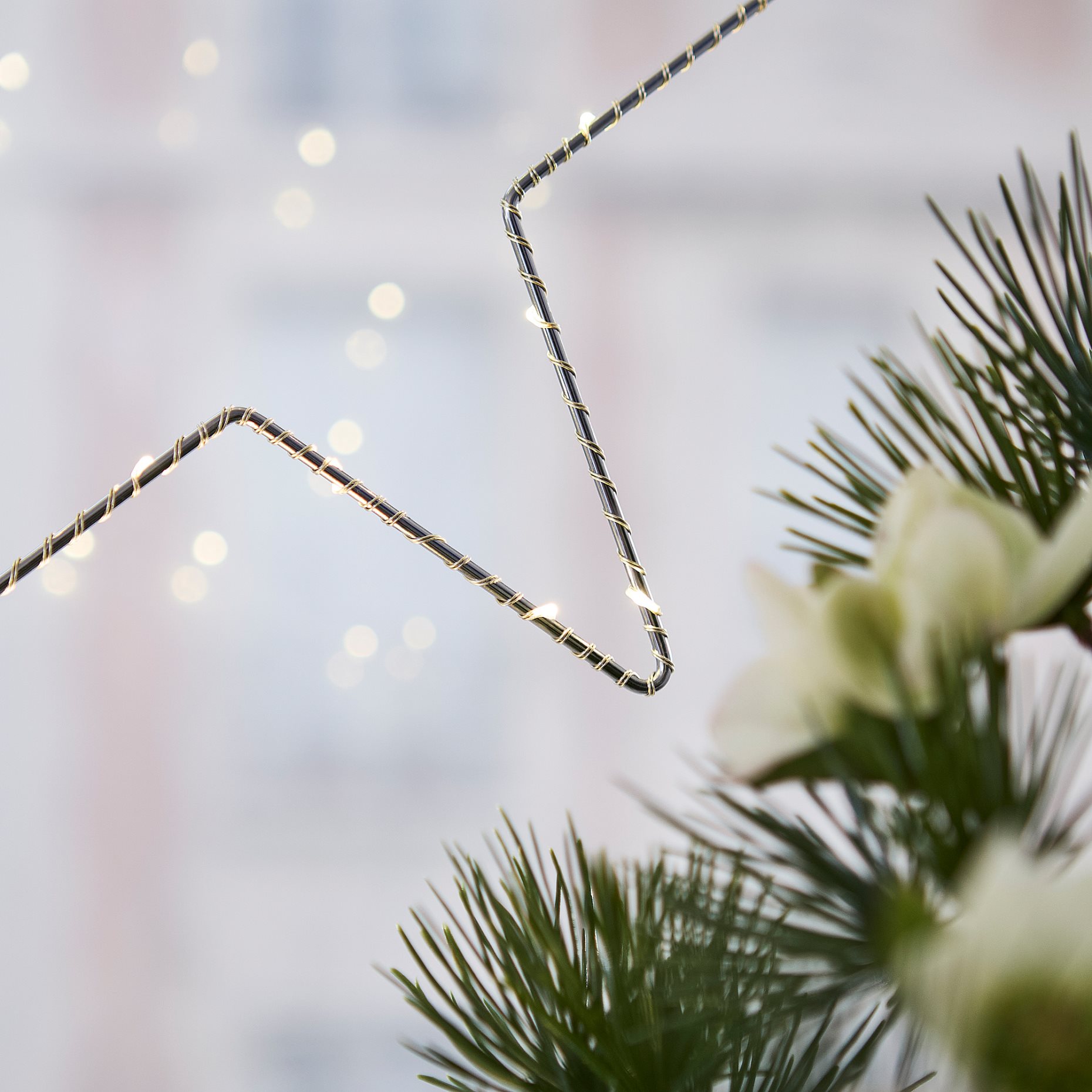 STRÅLA, decoration lighting with built-in LED light source/battery-operated/star-shaped, 27 cm, 606.332.69