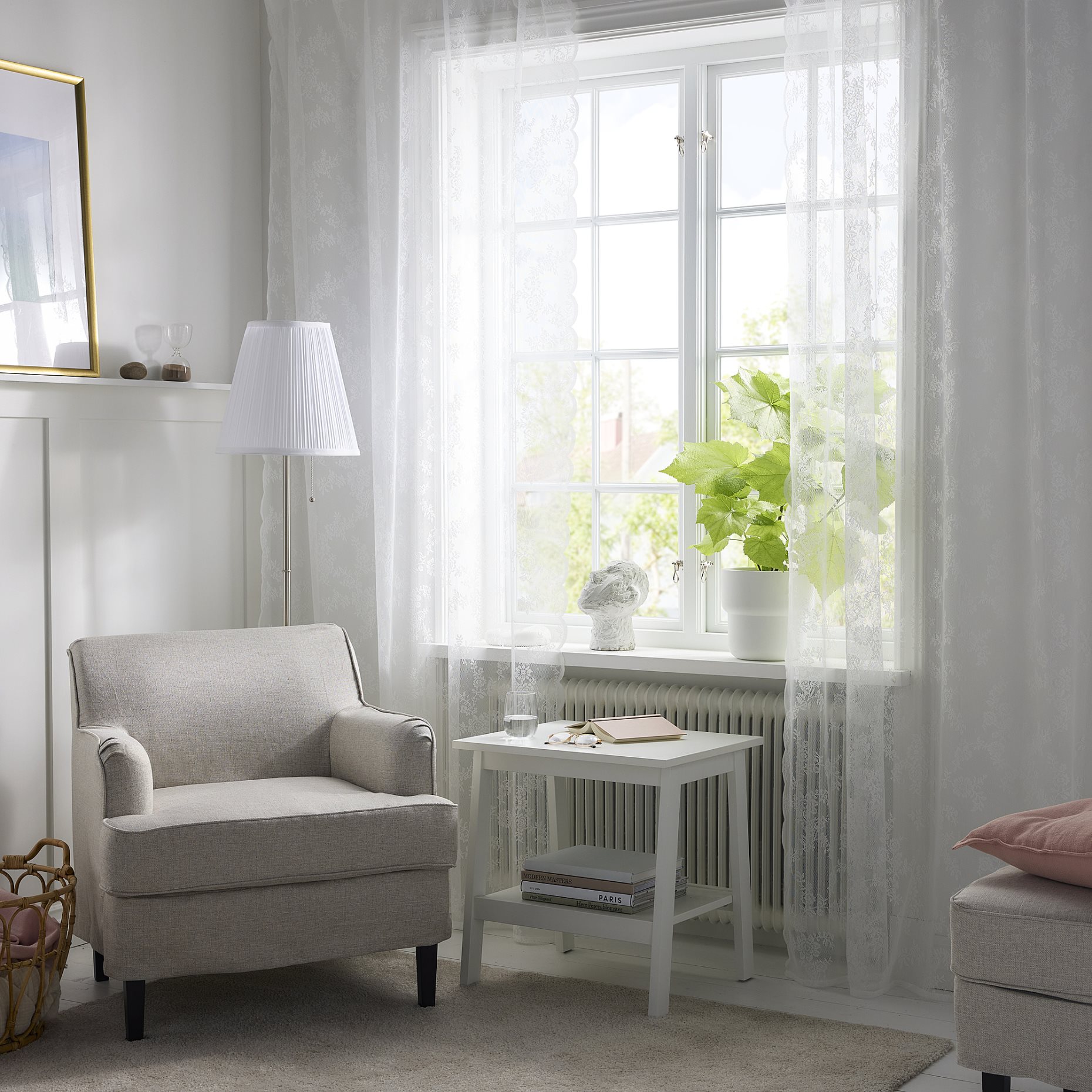 ALVINESPETS, net curtains with heading tape/1 pair, 145x280 cm, 606.371.49
