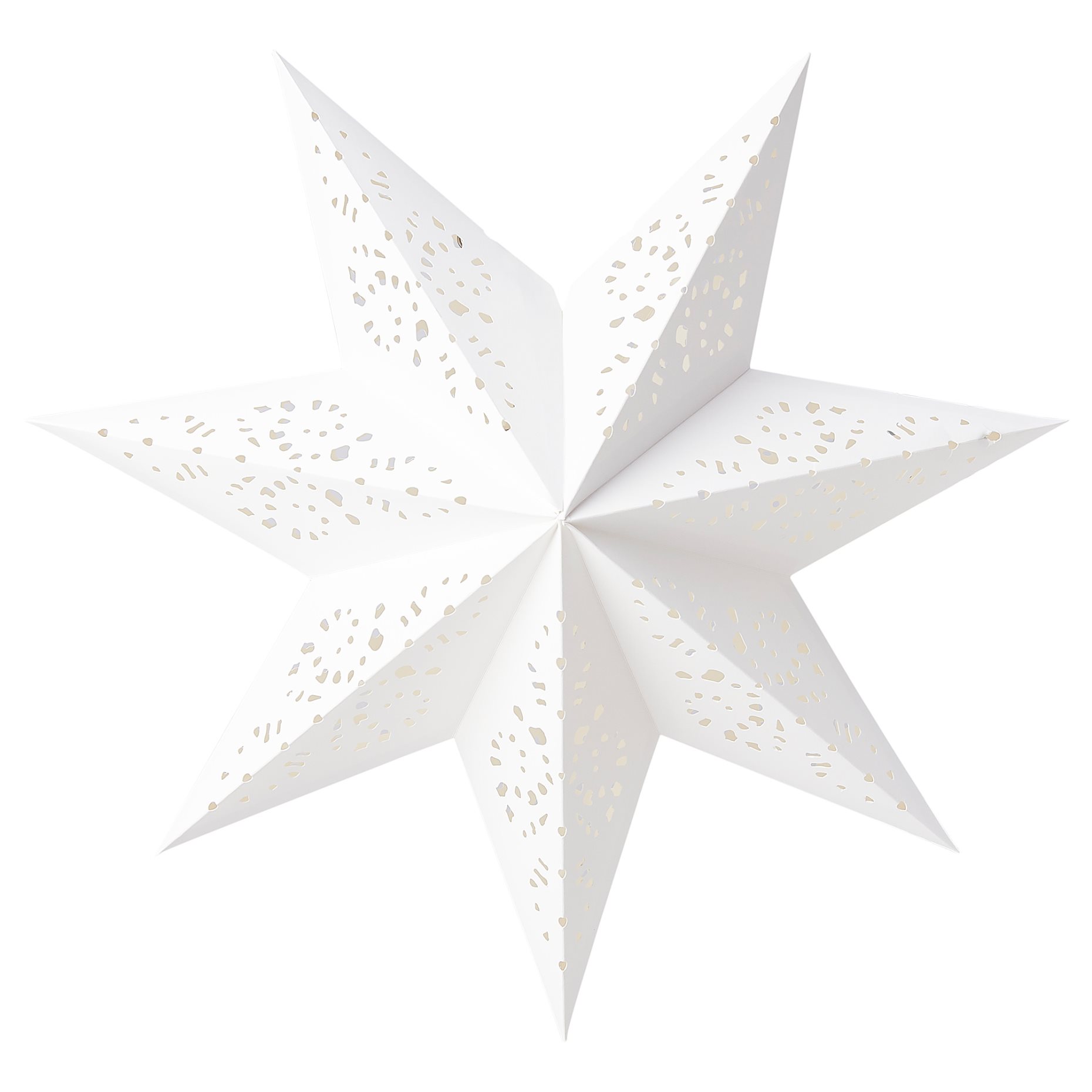 STRÅLA, lamp shade star/lace, 48 cm, 606.398.84
