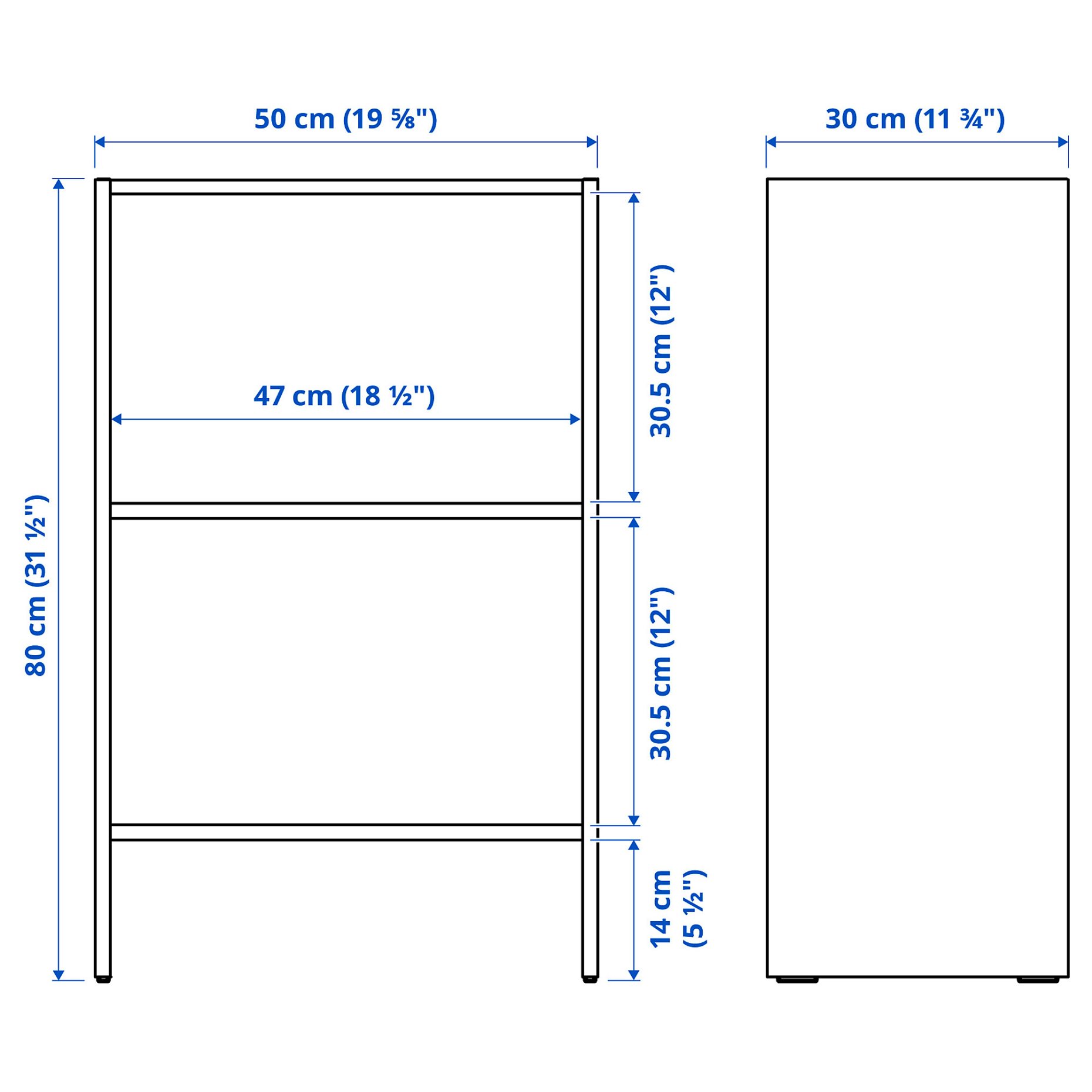 BAGGEBO, TV storage combination, 174x35x116 cm, 694.436.51