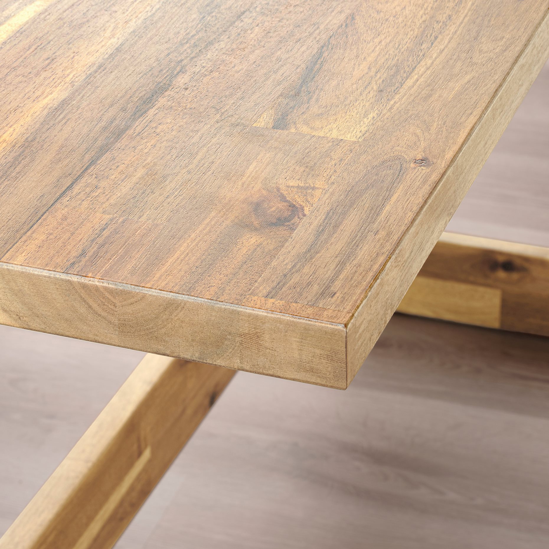NACKANAS/NACKANAS, table and 4 chairs, 140 cm, 694.675.62